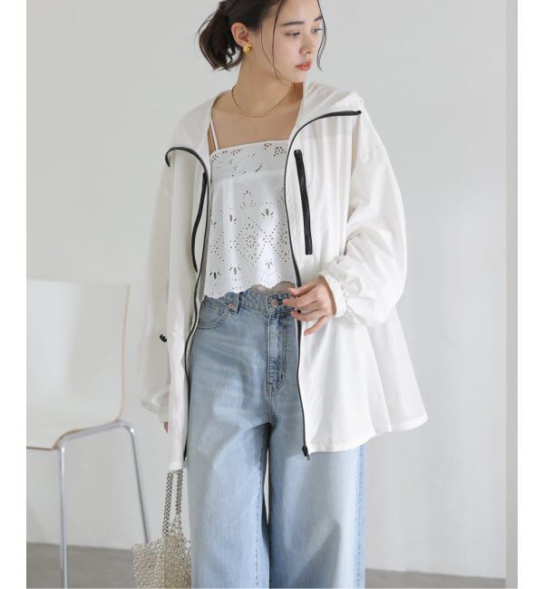  「《予約》【洗える】Mewl / ミュール シアーUVカットパーカー」|ブルゾン・スタジャン|