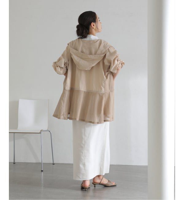  「《予約》【洗える】Mewl / ミュール シアーUVカットパーカー」|ブルゾン・スタジャン|