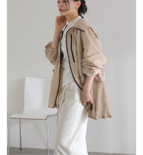  「《予約》【洗える】Mewl / ミュール シアーUVカットパーカー」|ブルゾン・スタジャン|