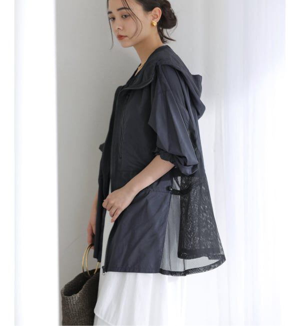  「《予約》【洗える】Mewl / ミュール シアーUVカットパーカー」|ブルゾン・スタジャン|