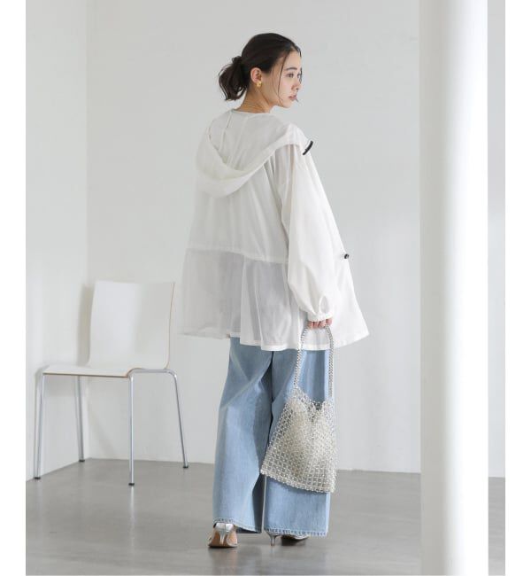  「《予約》【洗える】Mewl / ミュール シアーUVカットパーカー」|ブルゾン・スタジャン|