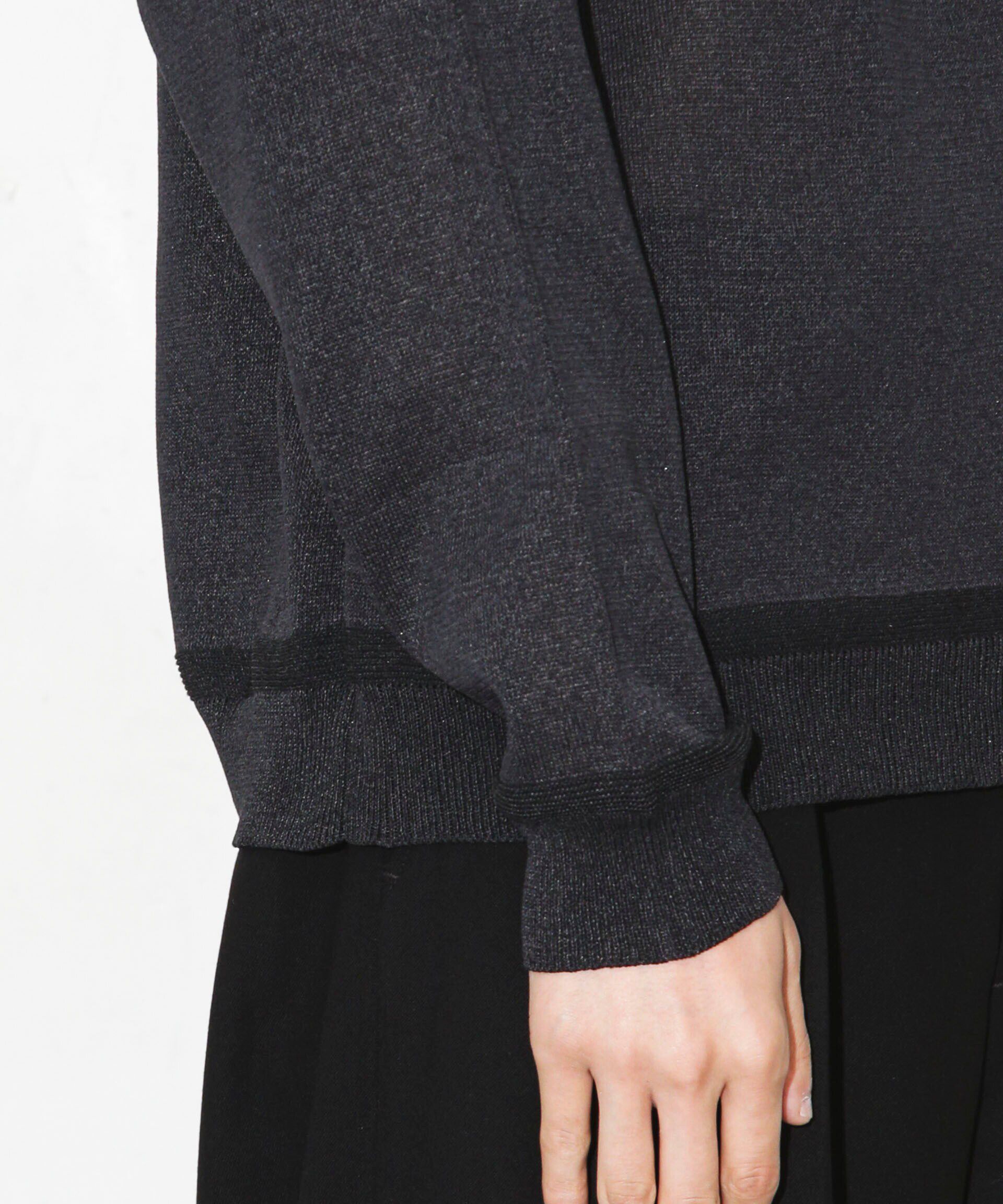 nano･universe「｢WAGAMI｣クルーネックニットTシャツ 長袖」|ニット・セーター|