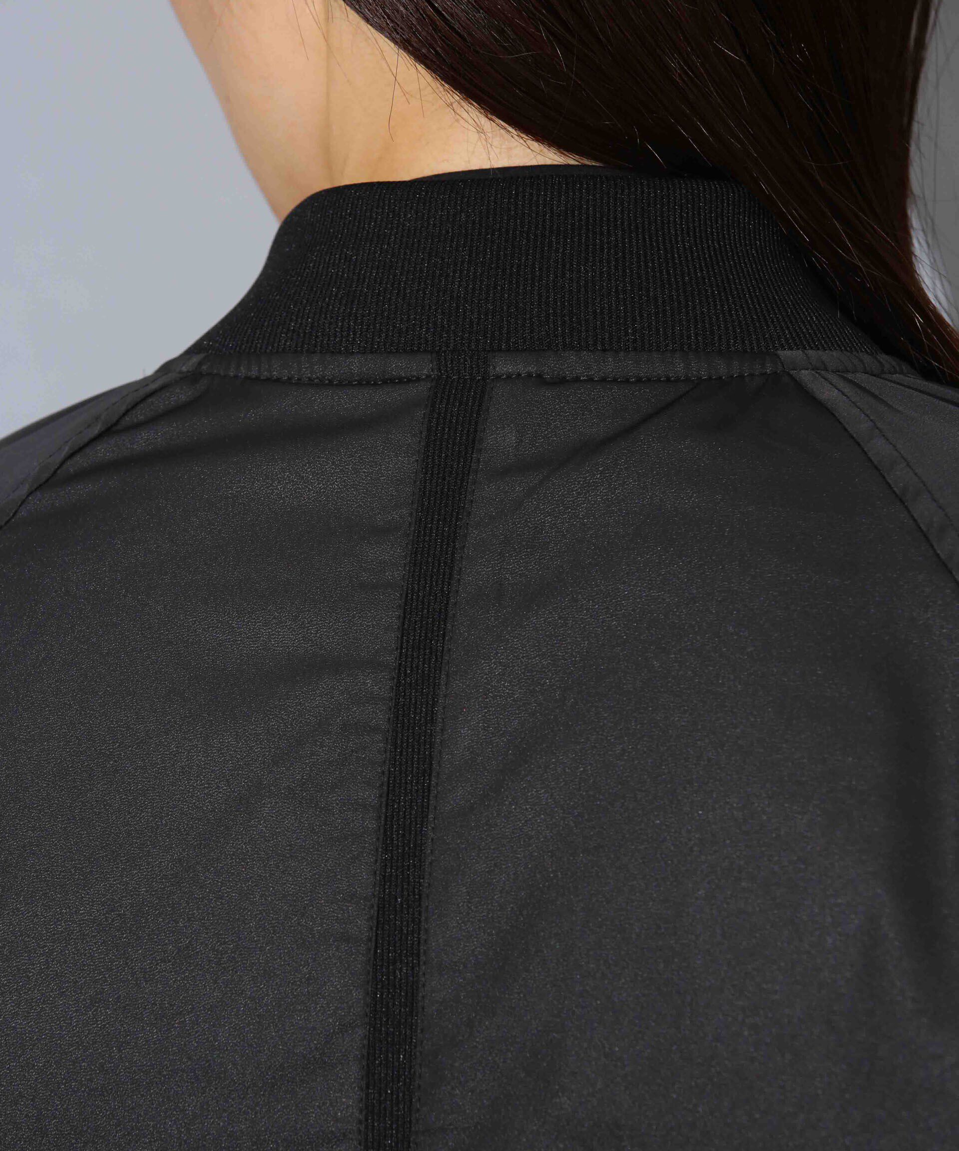 nano･universe「beats per minute/ナイロンサテンスタジャン」|ブルゾン・スタジャン|