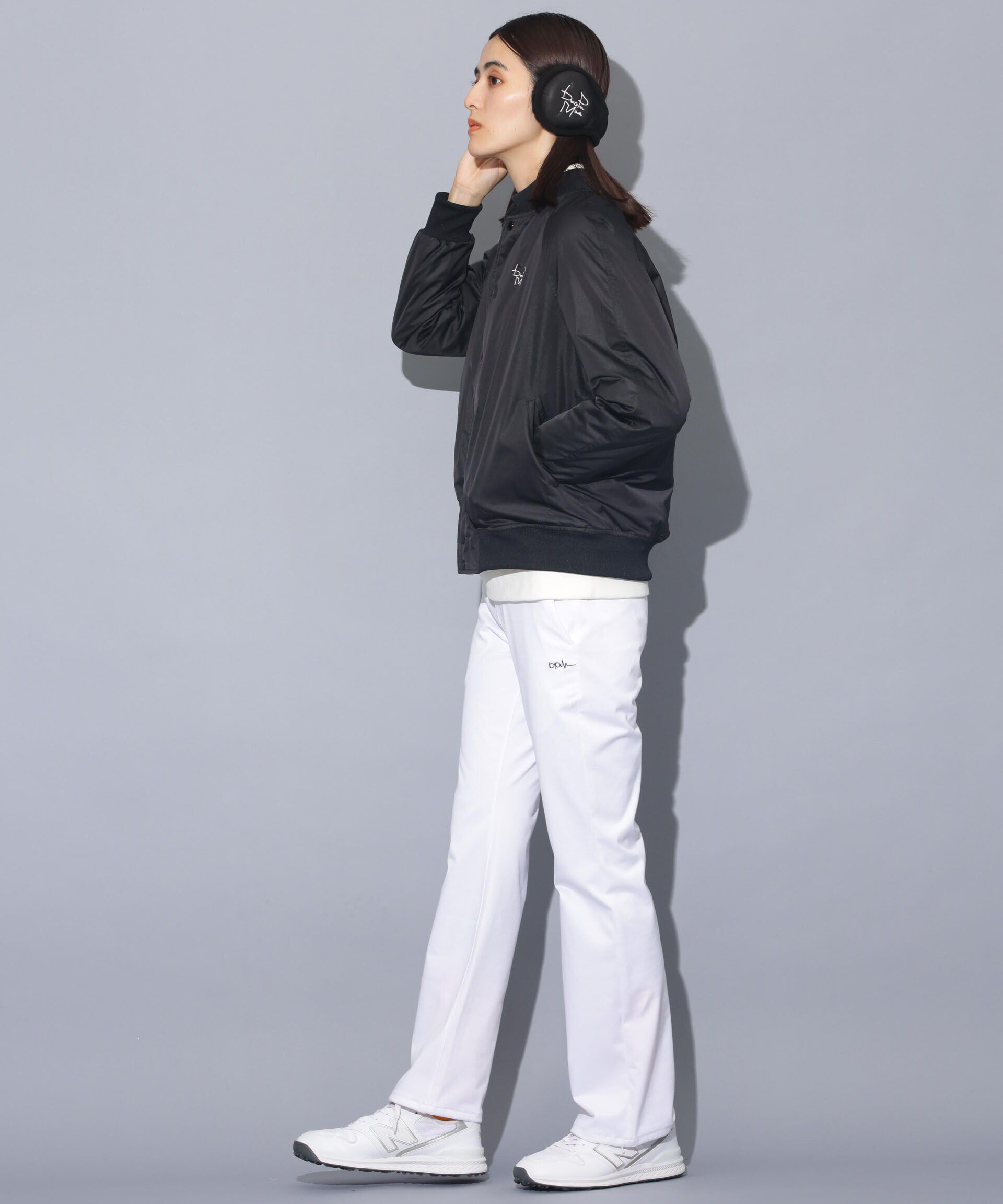 nano･universe「beats per minute/ナイロンサテンスタジャン」|ブルゾン・スタジャン|