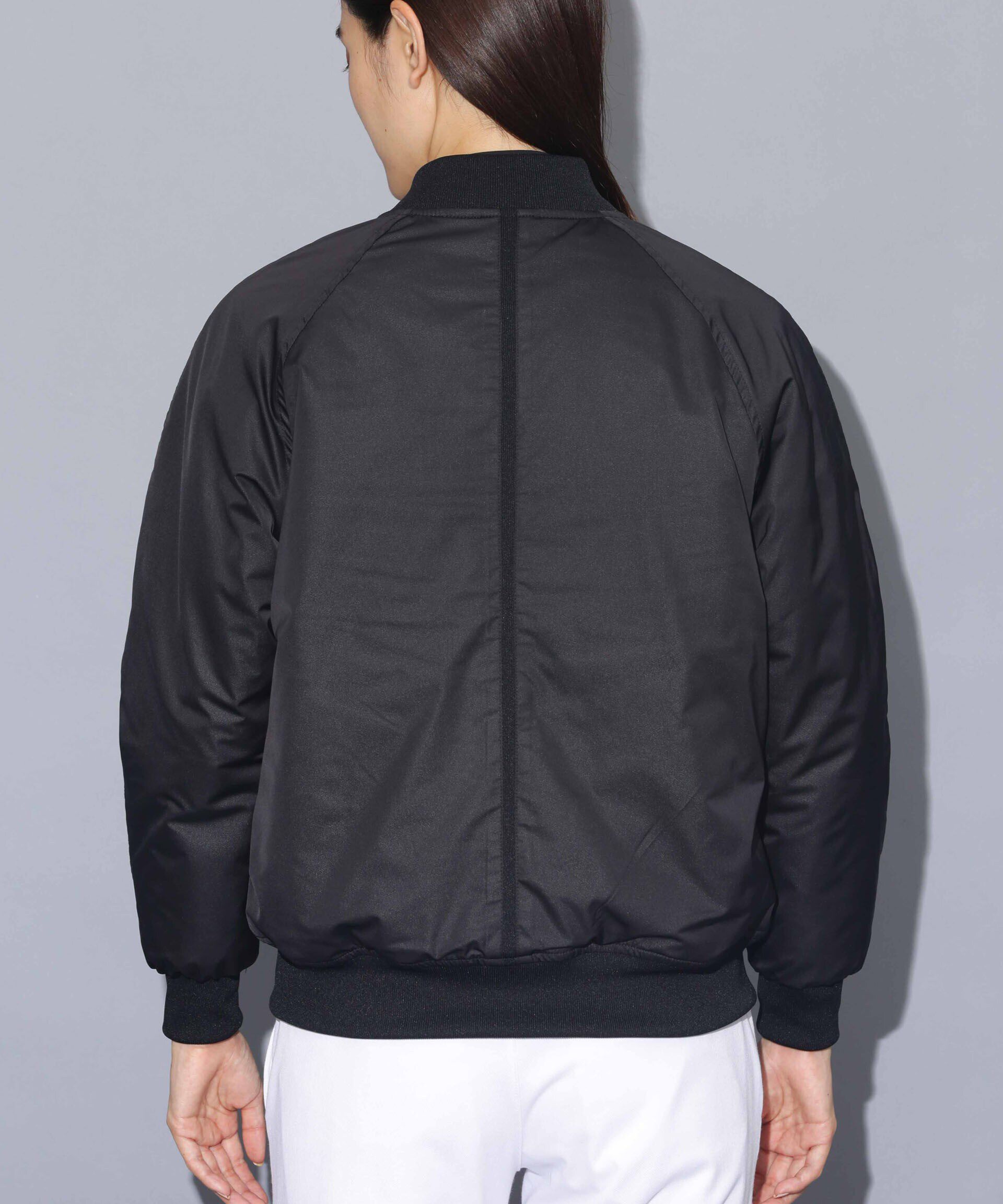 nano･universe「beats per minute/ナイロンサテンスタジャン」|ブルゾン・スタジャン|