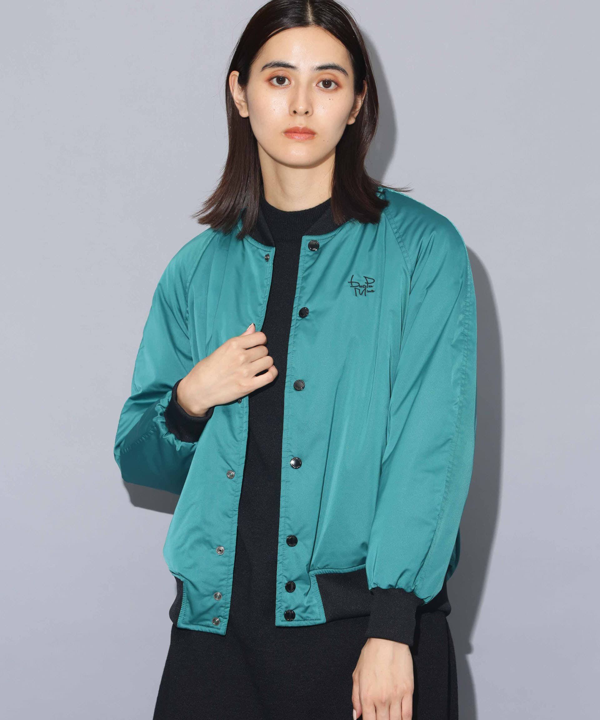 nano･universe「beats per minute/ナイロンサテンスタジャン」|ブルゾン・スタジャン|