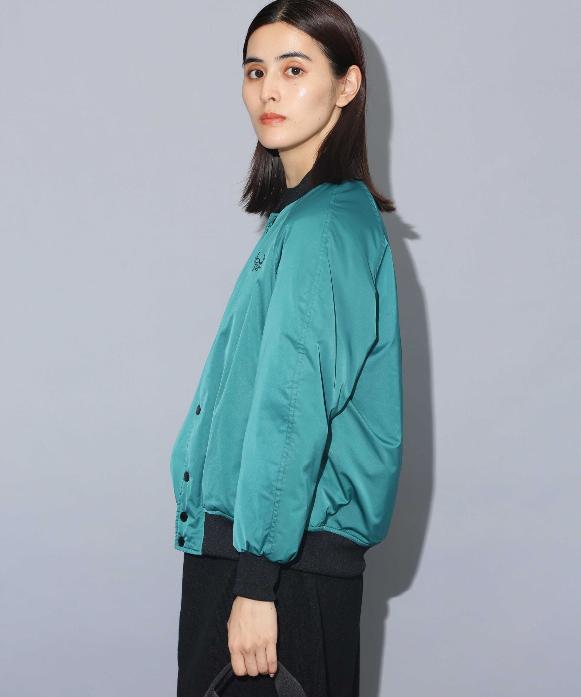 nano･universe「beats per minute/ナイロンサテンスタジャン」|ブルゾン・スタジャン|