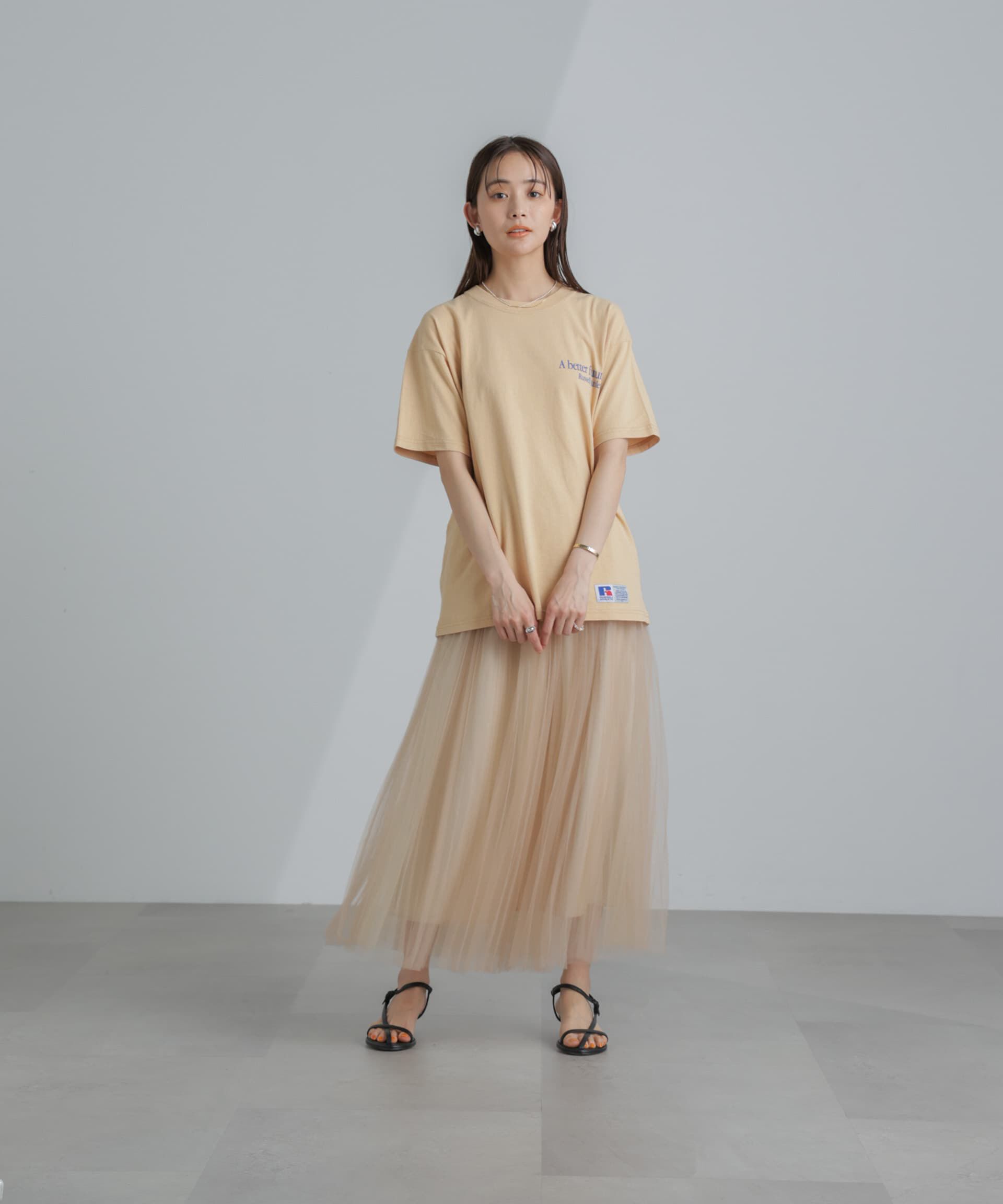 nano･universe「プリーツチュールスカート」|スカート|