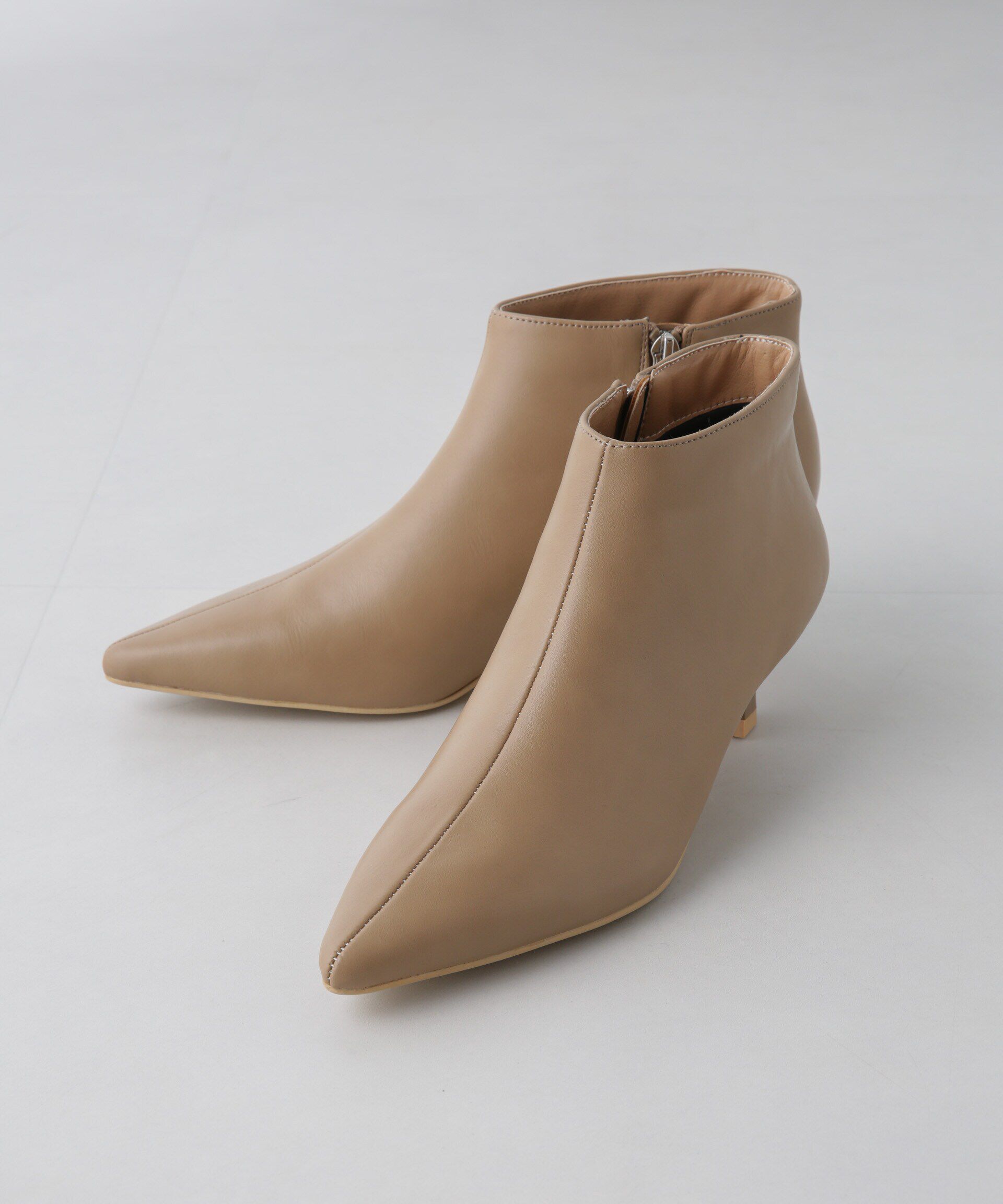 nano･universe「ポインテッドショートブーツ」|ショートブーツ|