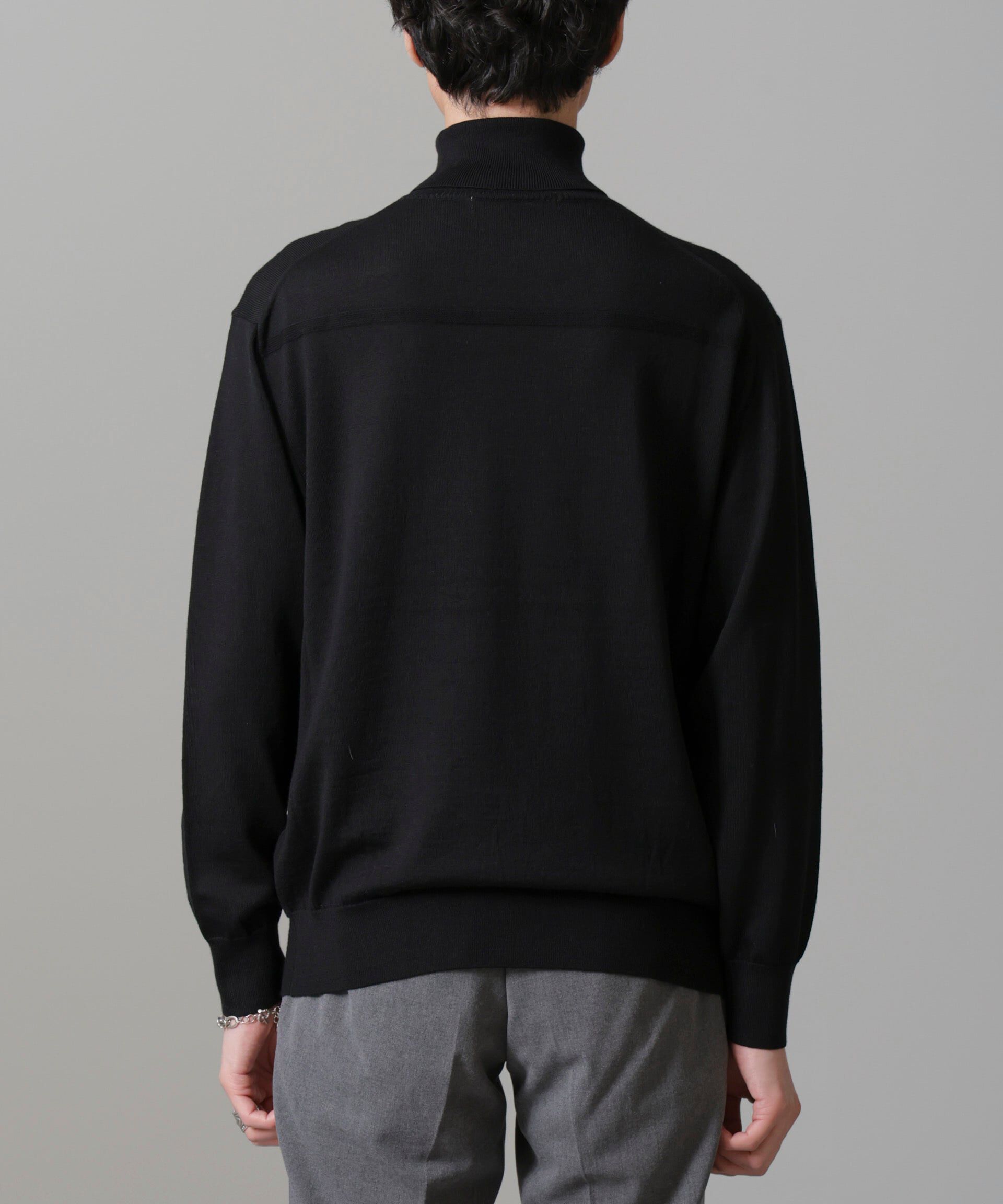 nano･universe「「毛玉レスニット」 ファインゲージタートルネック」|ニット・セーター|