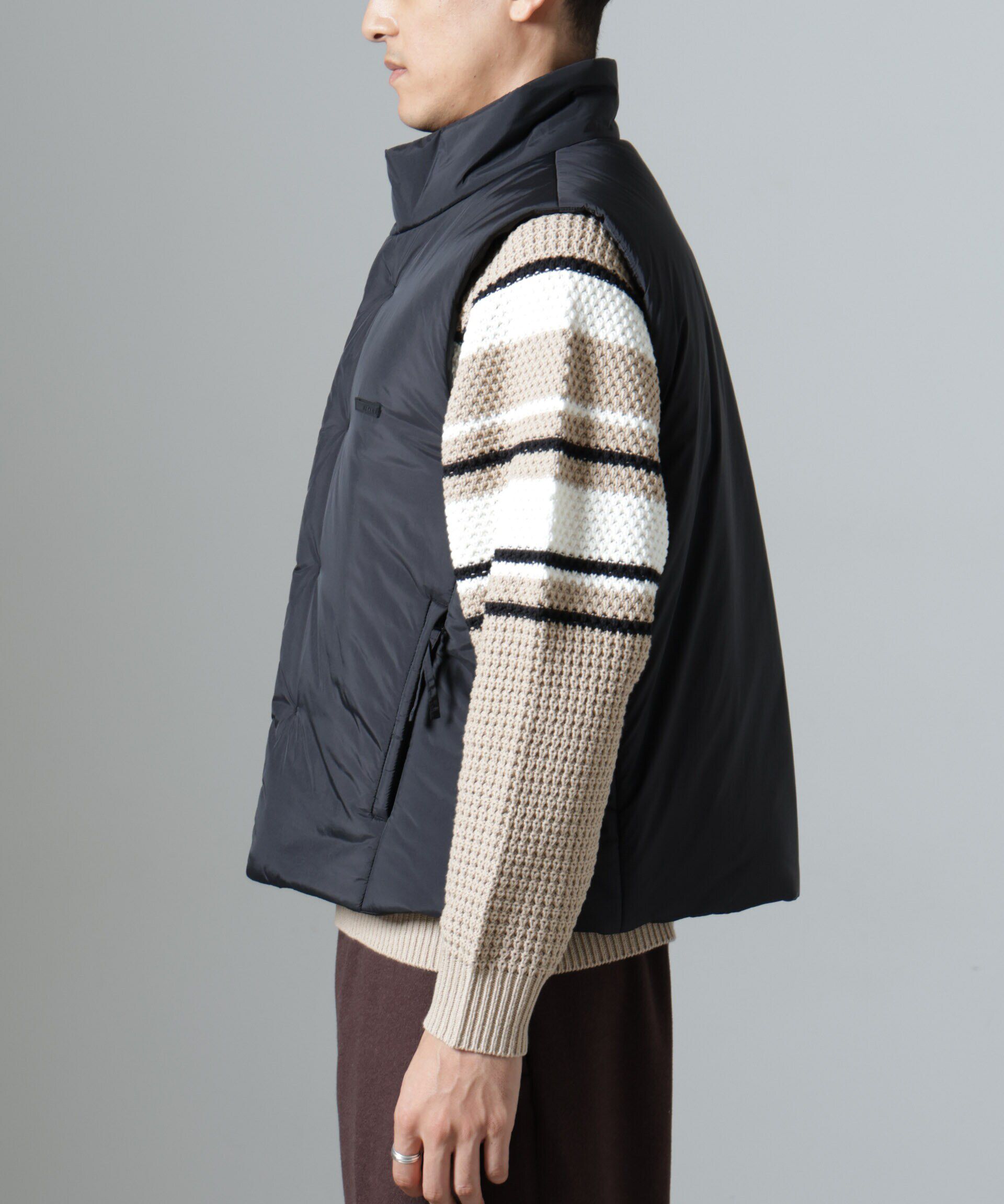 nano･universe「「NJ/CLUB」PARKSTOCK  中綿ベスト」|ブルゾン・スタジャン|