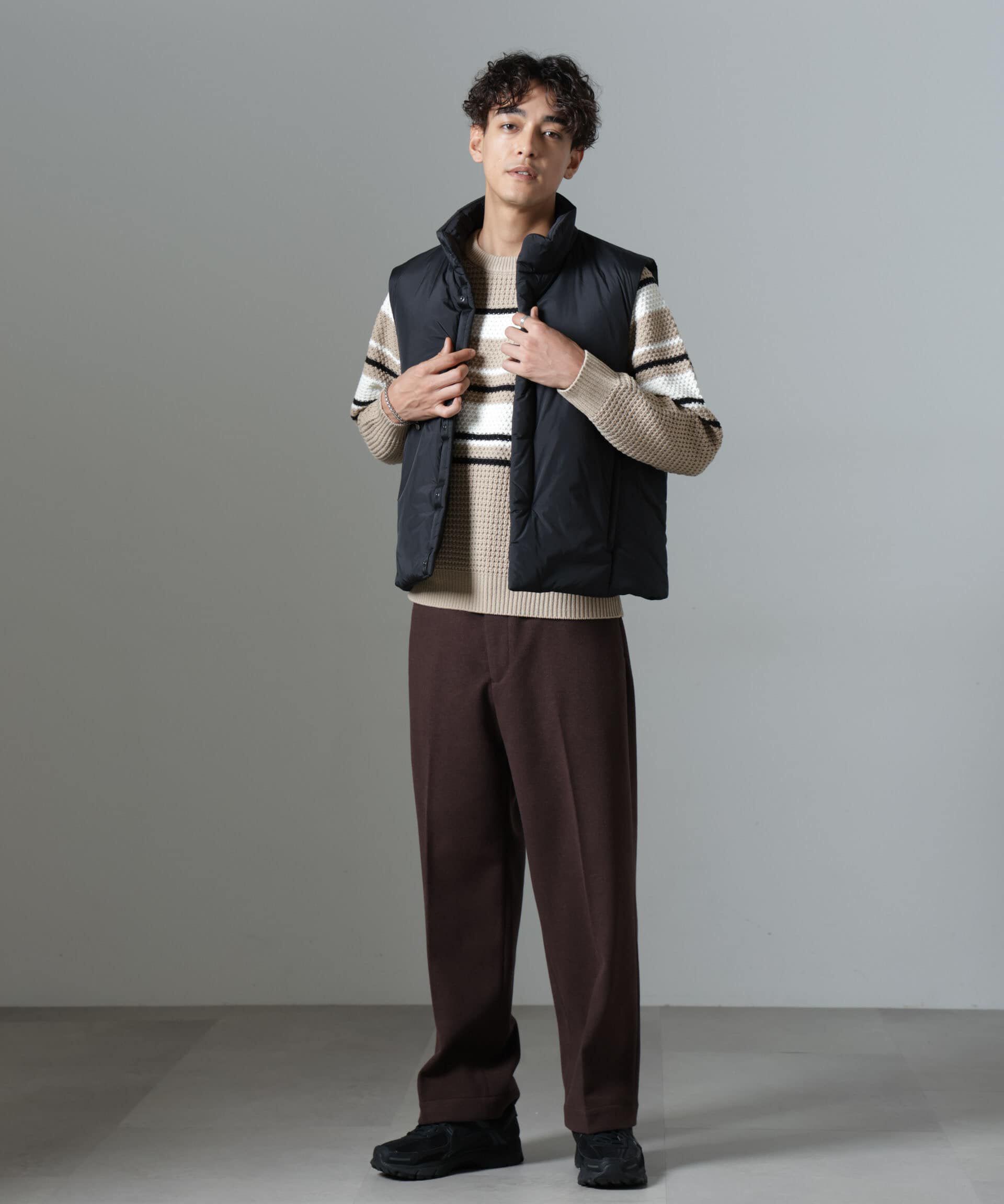 nano･universe「「NJ/CLUB」PARKSTOCK  中綿ベスト」|ブルゾン・スタジャン|