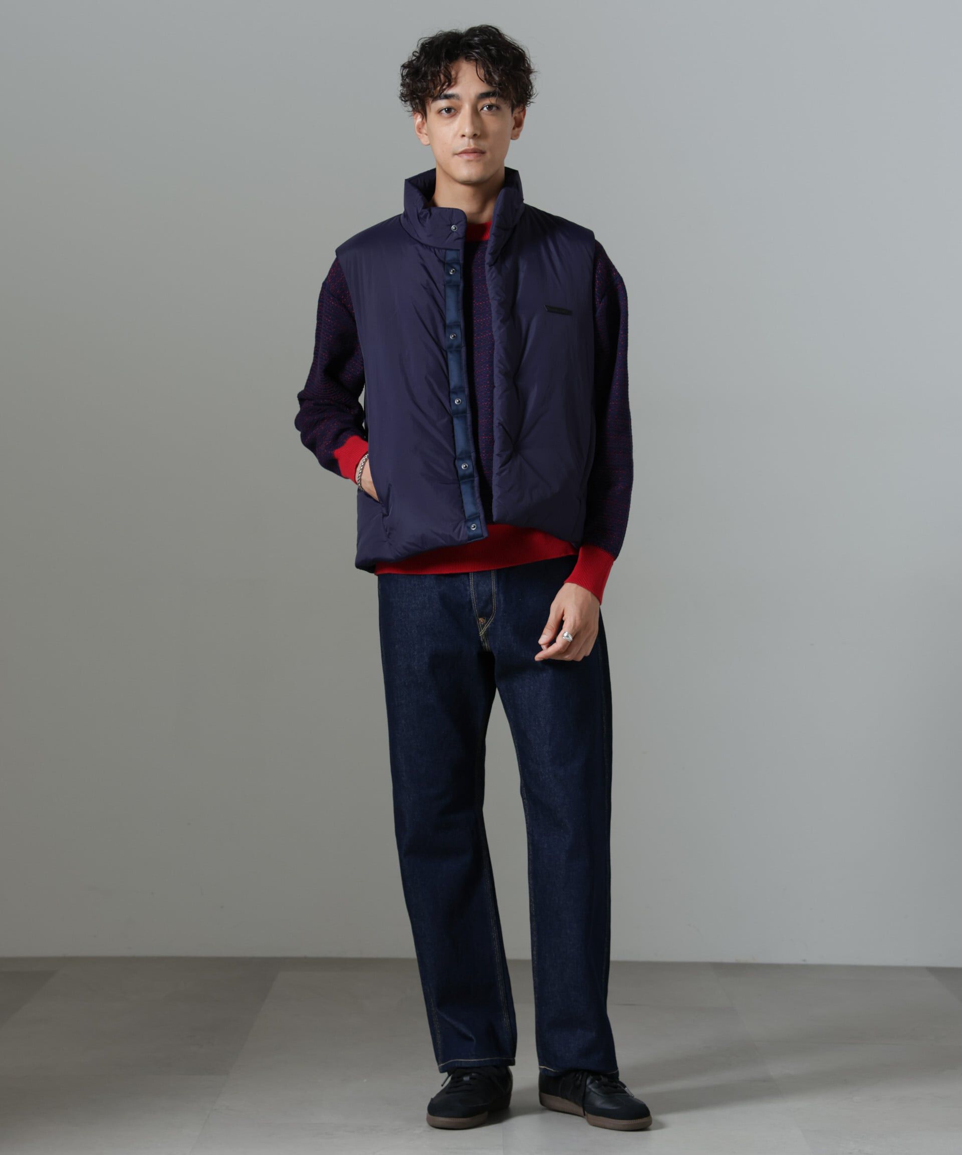 nano･universe「「NJ/CLUB」PARKSTOCK  中綿ベスト」|ブルゾン・スタジャン|