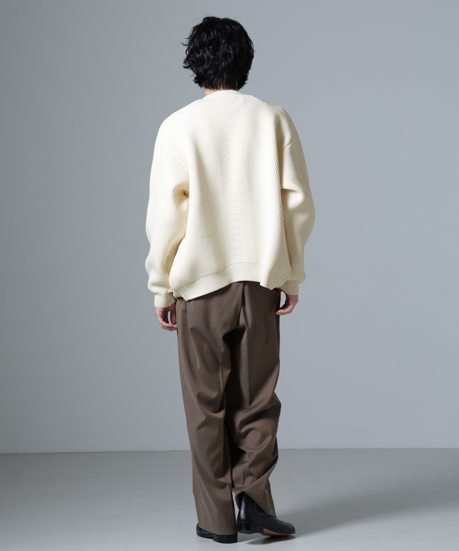 nano･universe「スポンディッシュZIPカーディガン」|ニット・セーター|