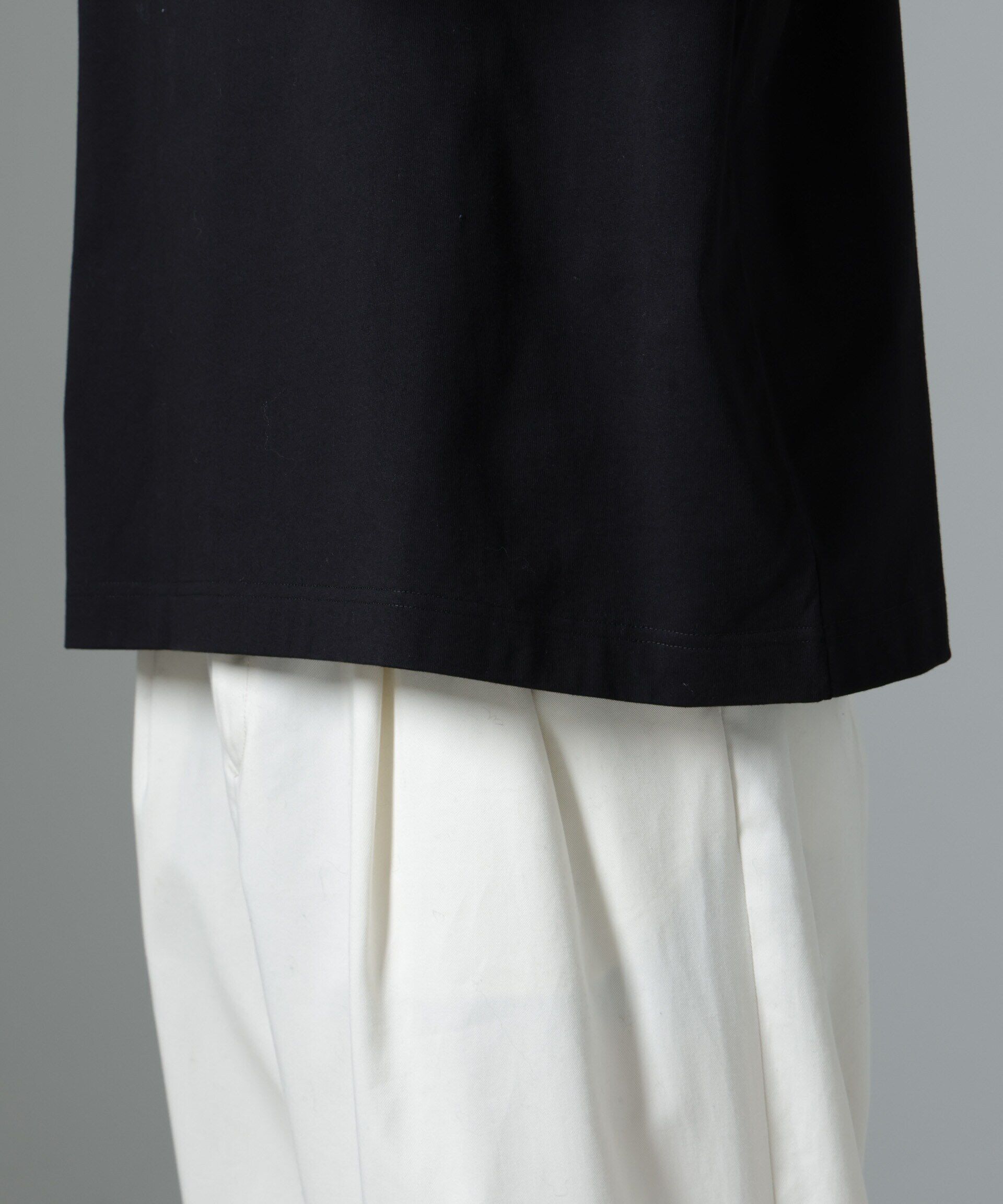 nano･universe「ビッグシルエットワンポイントTシャツ 長袖」|Tシャツ・カットソー|