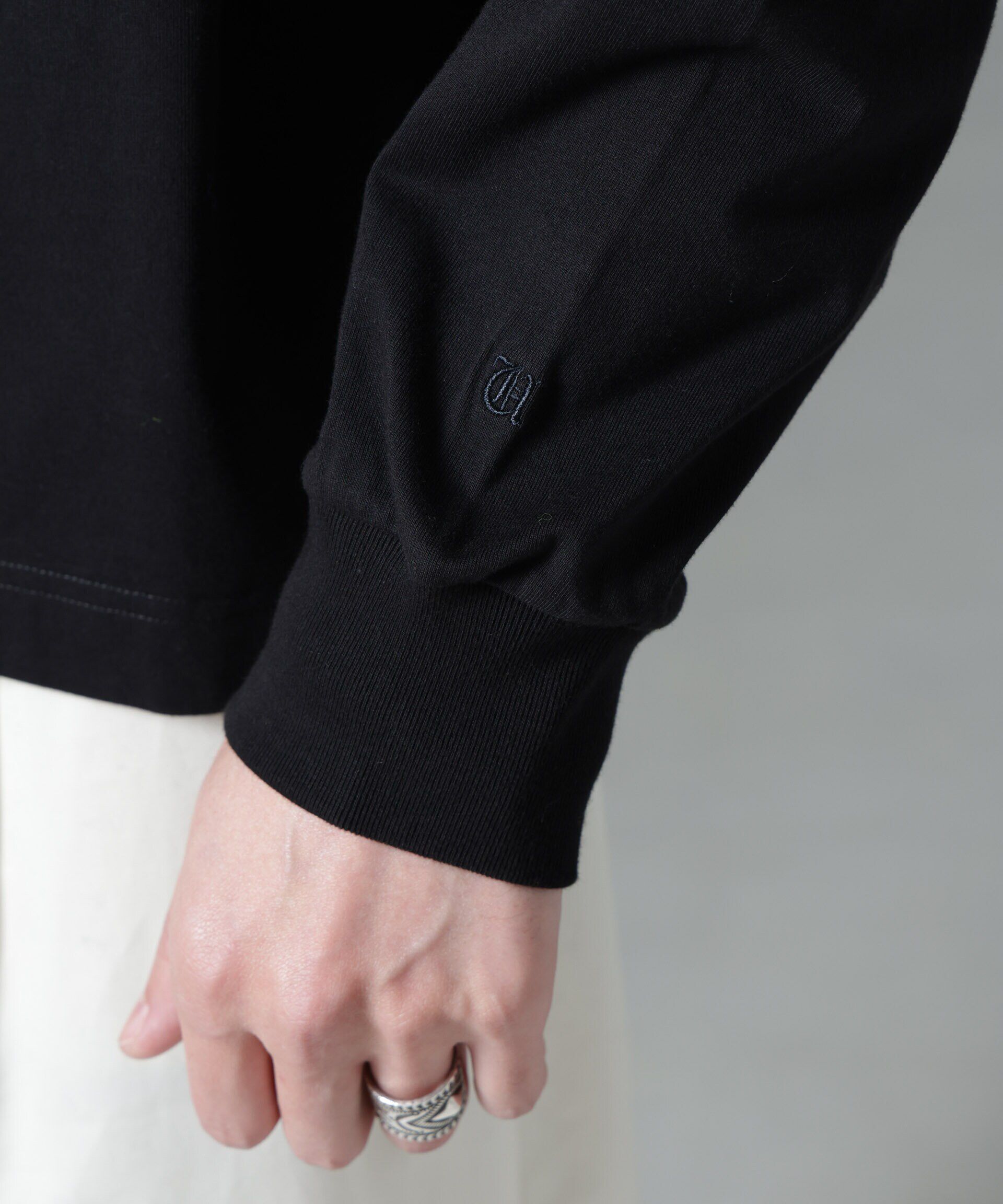 nano･universe「ビッグシルエットワンポイントTシャツ 長袖」|Tシャツ・カットソー|