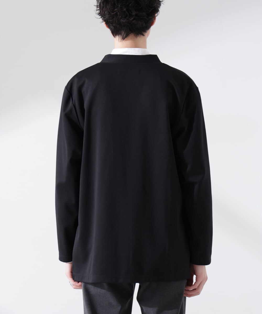 nano･universe「ダブルジャージー着流しカーディガン」|Tシャツ・カットソー|