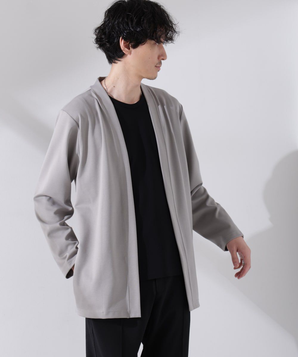 nano･universe「ダブルジャージー着流しカーディガン」|Tシャツ・カットソー|