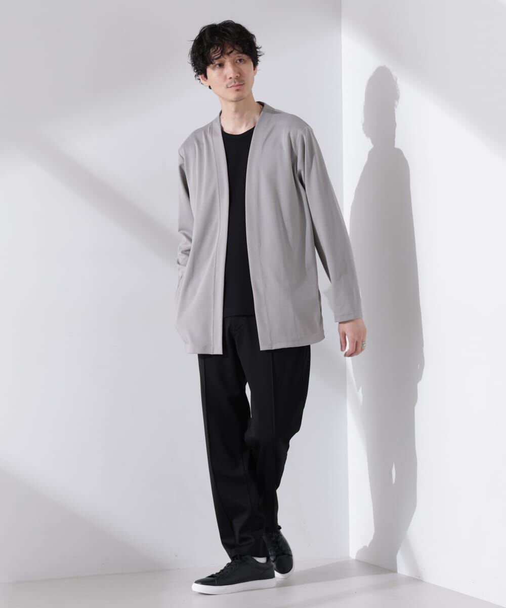 nano･universe「ダブルジャージー着流しカーディガン」|Tシャツ・カットソー|