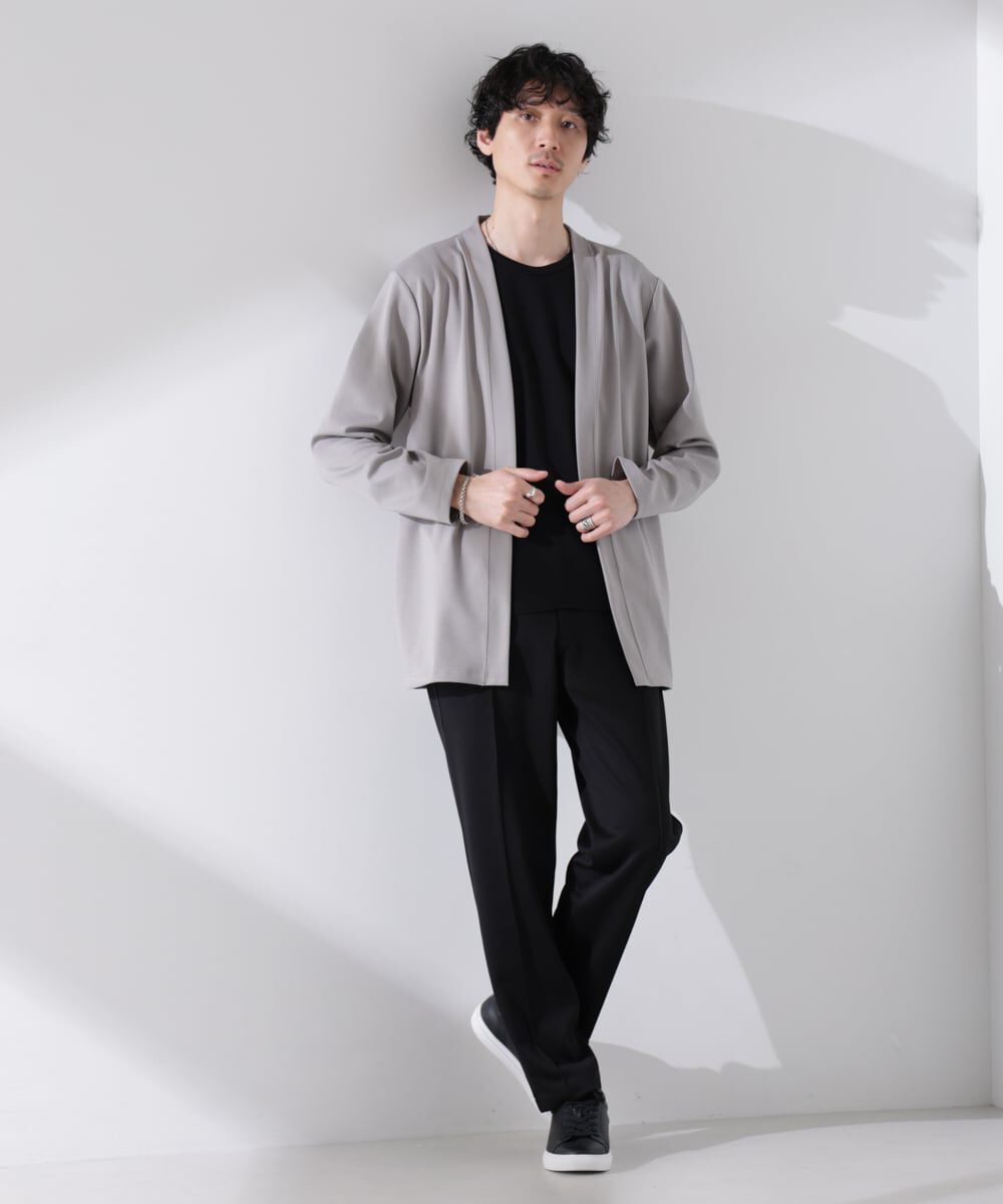 nano･universe「ダブルジャージー着流しカーディガン」|Tシャツ・カットソー|