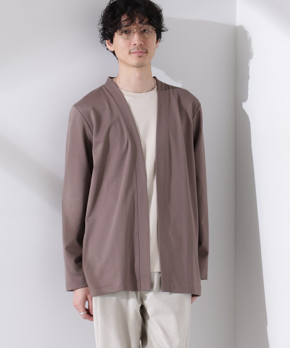 nano･universe「ダブルジャージー着流しカーディガン」|Tシャツ・カットソー|