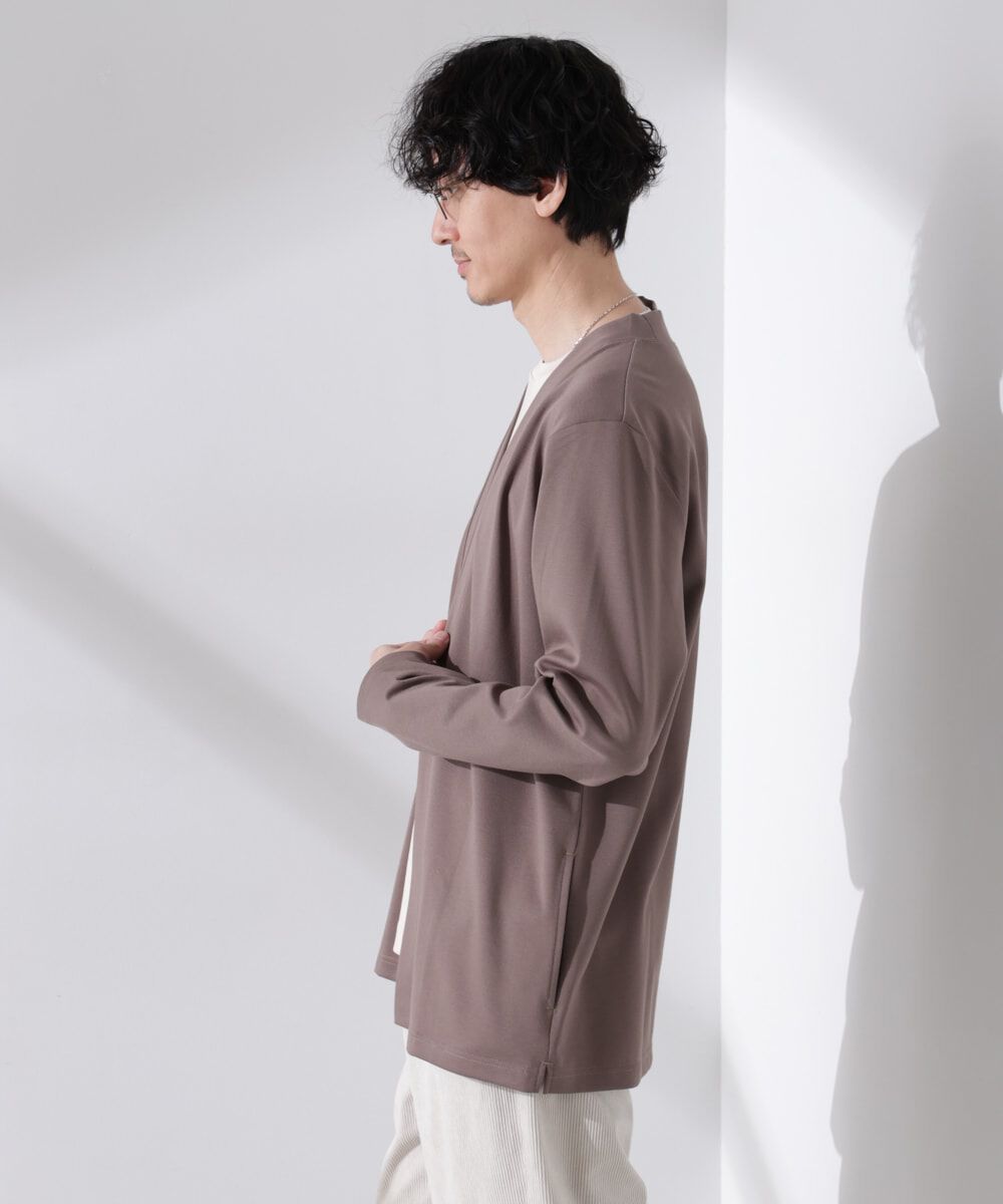 nano･universe「ダブルジャージー着流しカーディガン」|Tシャツ・カットソー|