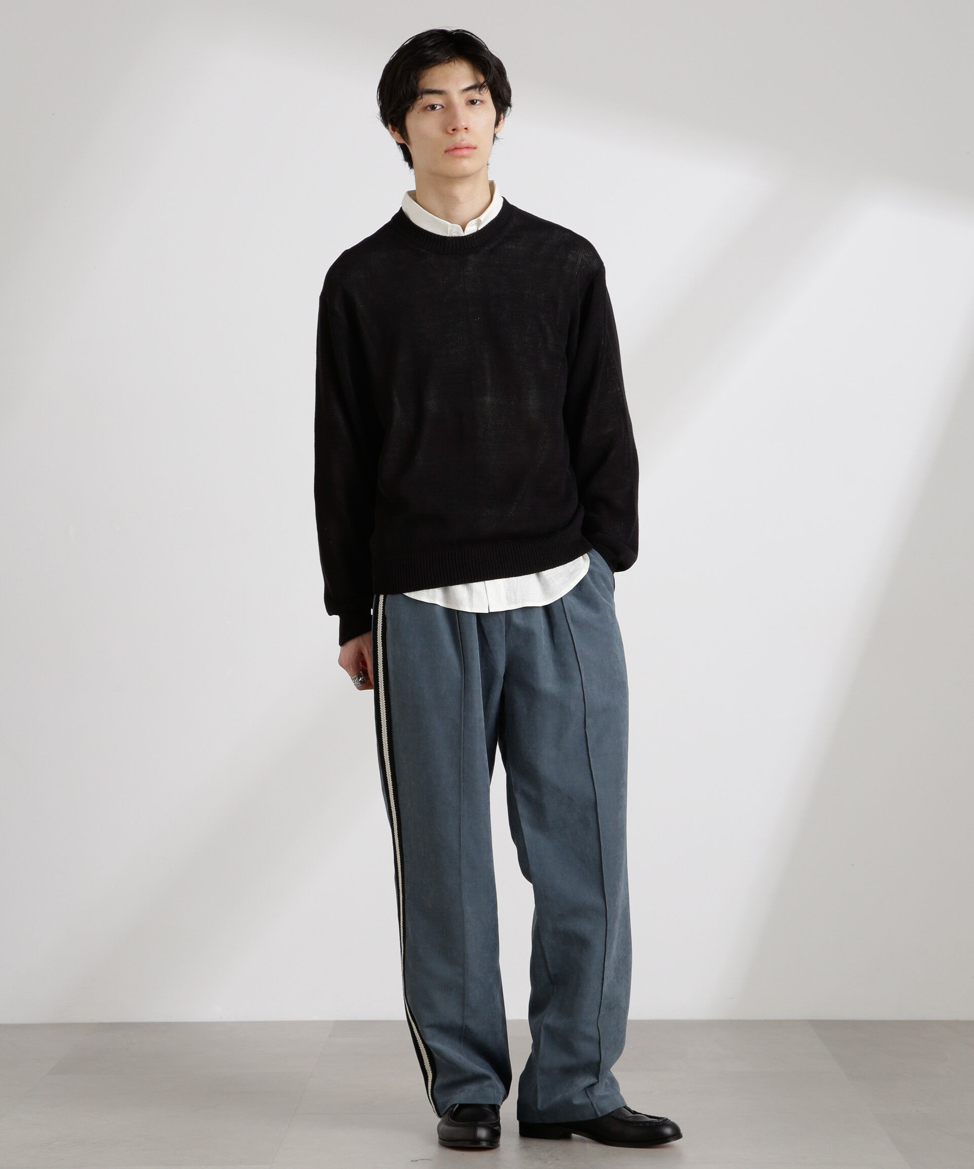 nano･universe「NORMANBROS/NORMANBROS別注 トラックパンツ」|チノ|