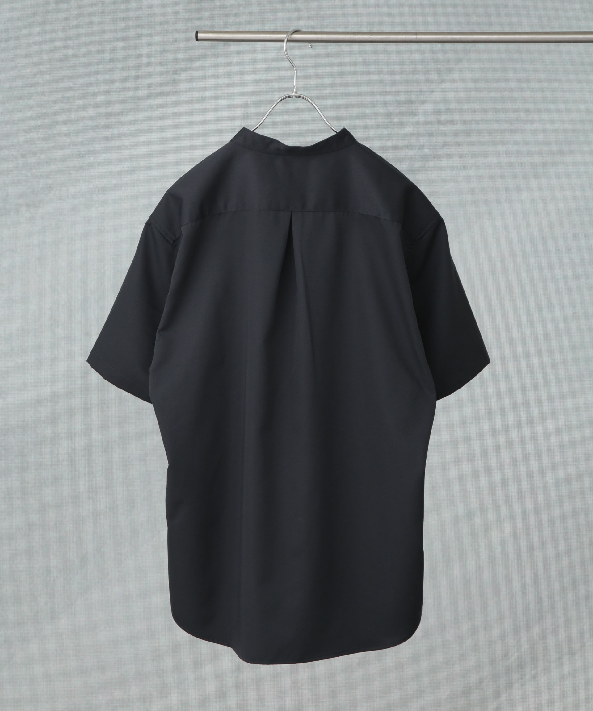 nano･universe「スタンダードバンドカラーシャツ/半袖」|シャツ・ブラウス|