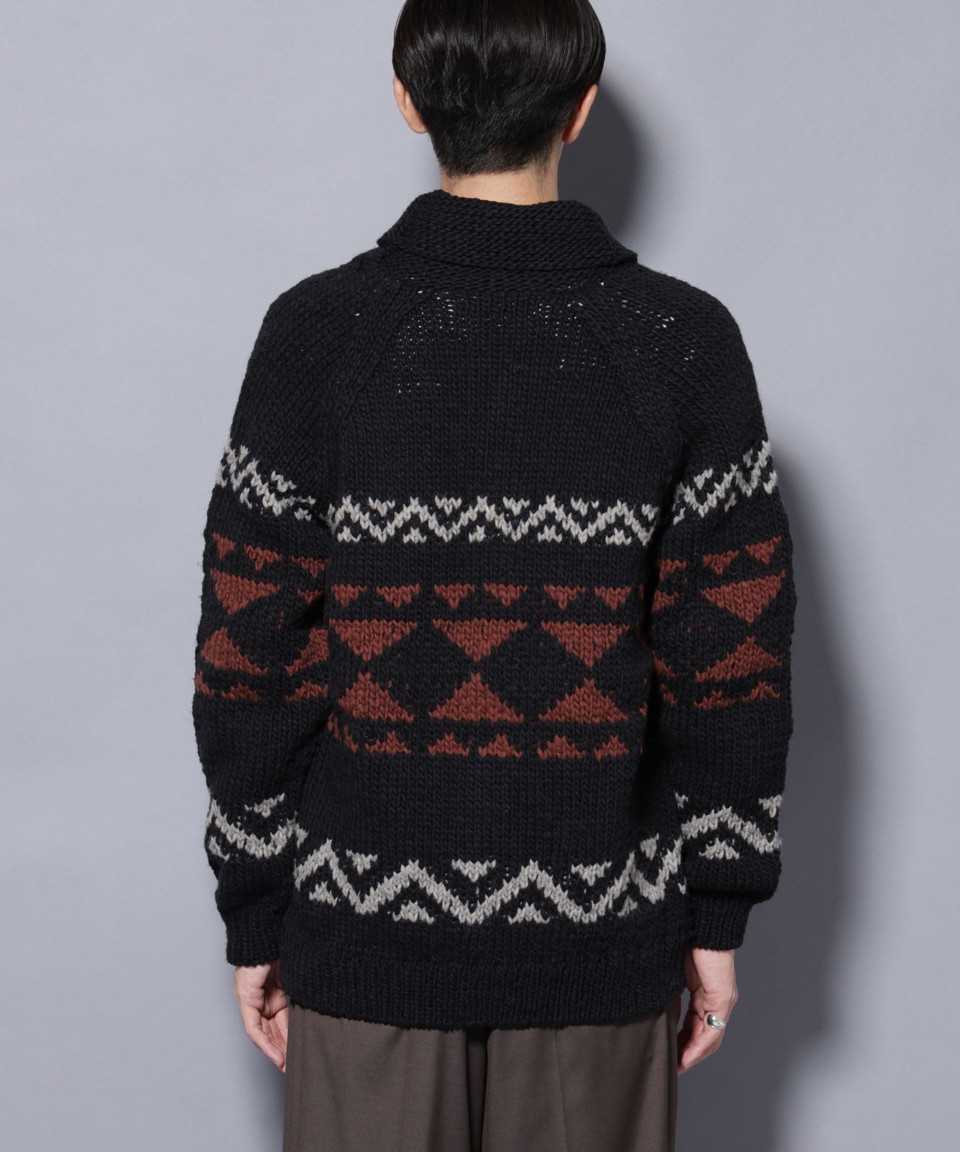 nano･universe「ペルー産カウチンセーター」|ニット・セーター|