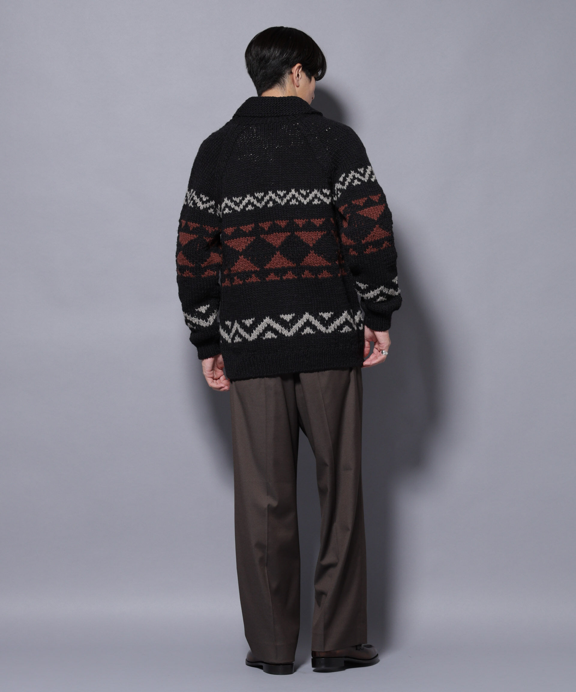 nano･universe「ペルー産カウチンセーター」|ニット・セーター|