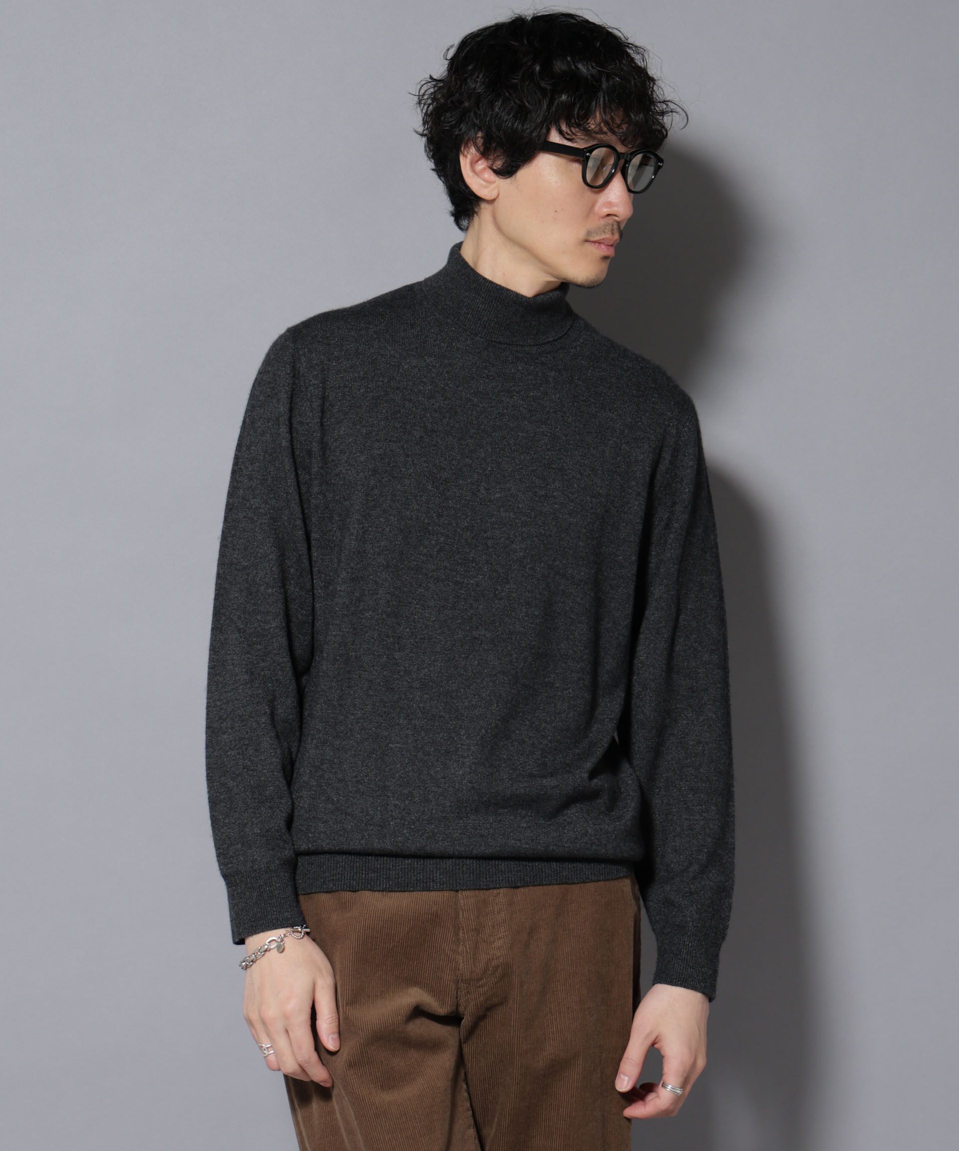 nano･universe「カシミヤミックスタートルネックニット」|ニット・セーター|