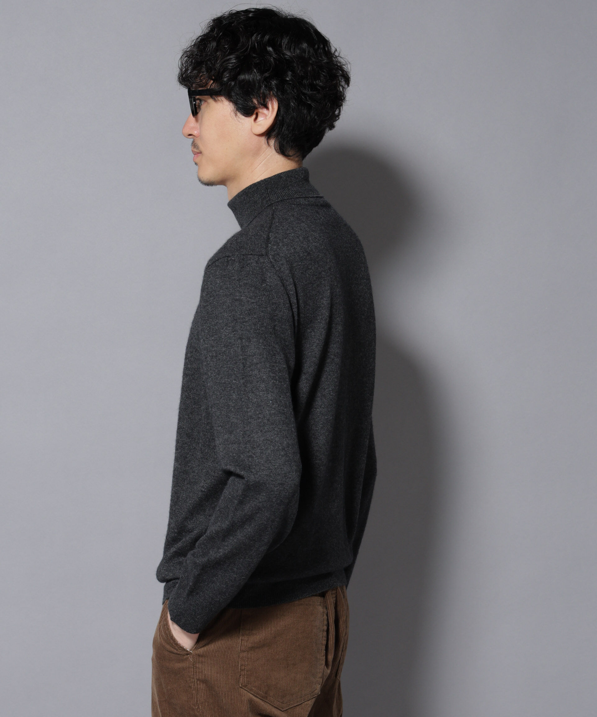 nano･universe「カシミヤミックスタートルネックニット」|ニット・セーター|
