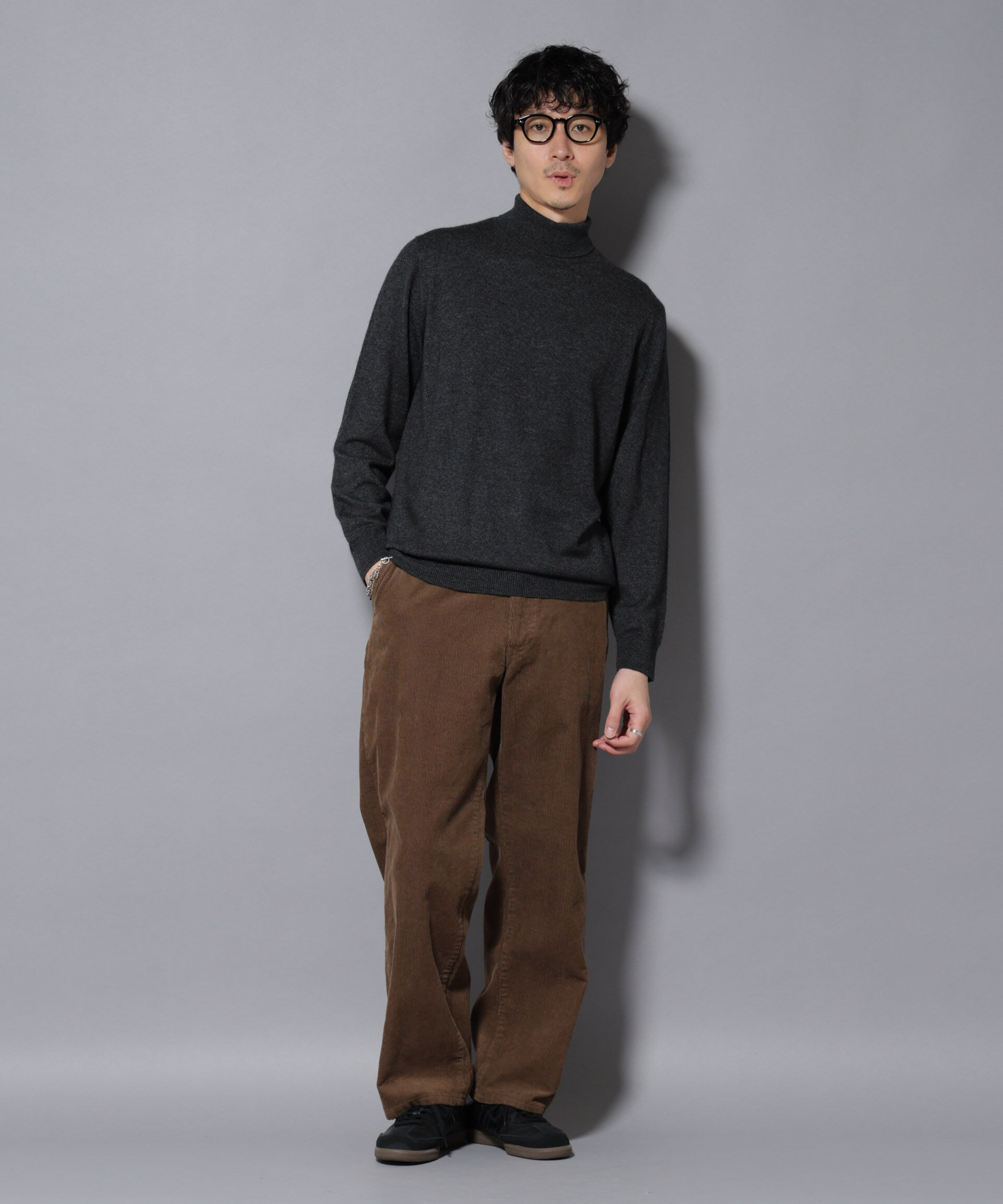 nano･universe「カシミヤミックスタートルネックニット」|ニット・セーター|