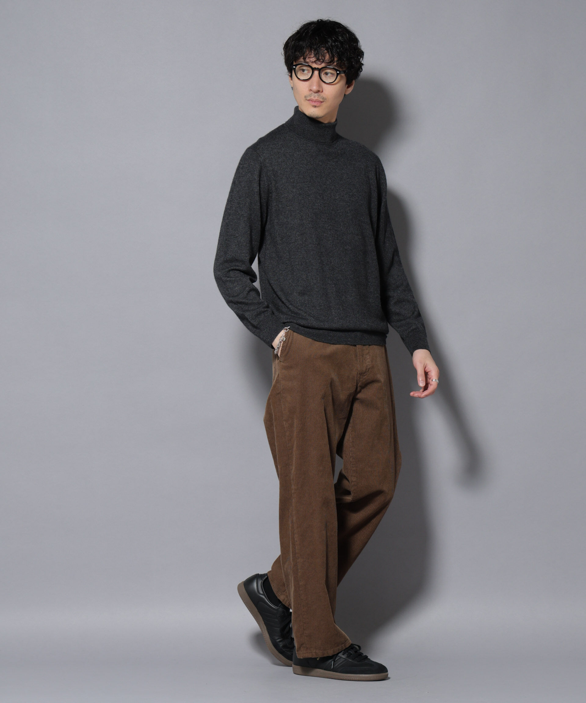 nano･universe「カシミヤミックスタートルネックニット」|ニット・セーター|