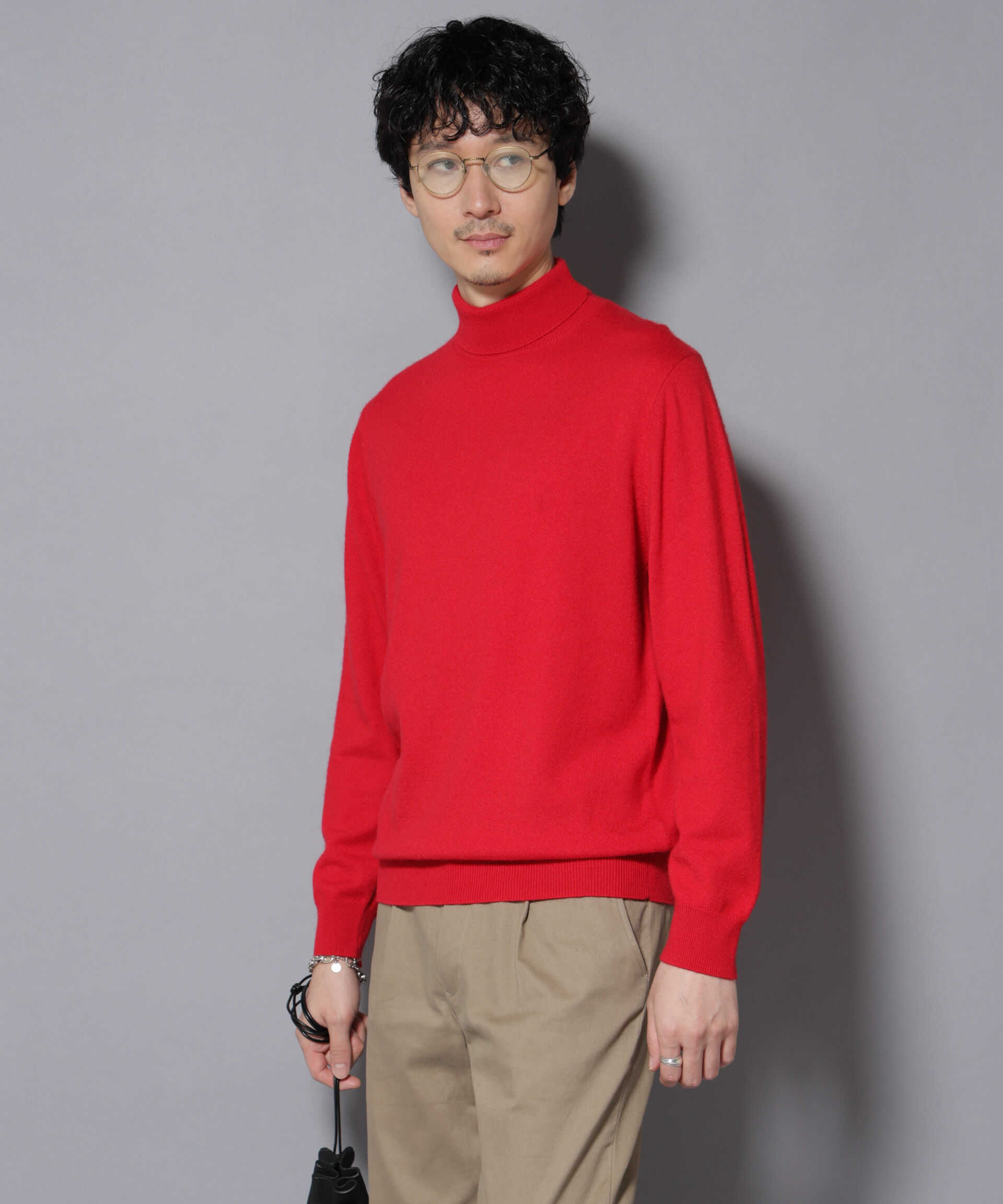 nano･universe「カシミヤミックスタートルネックニット」|ニット・セーター|