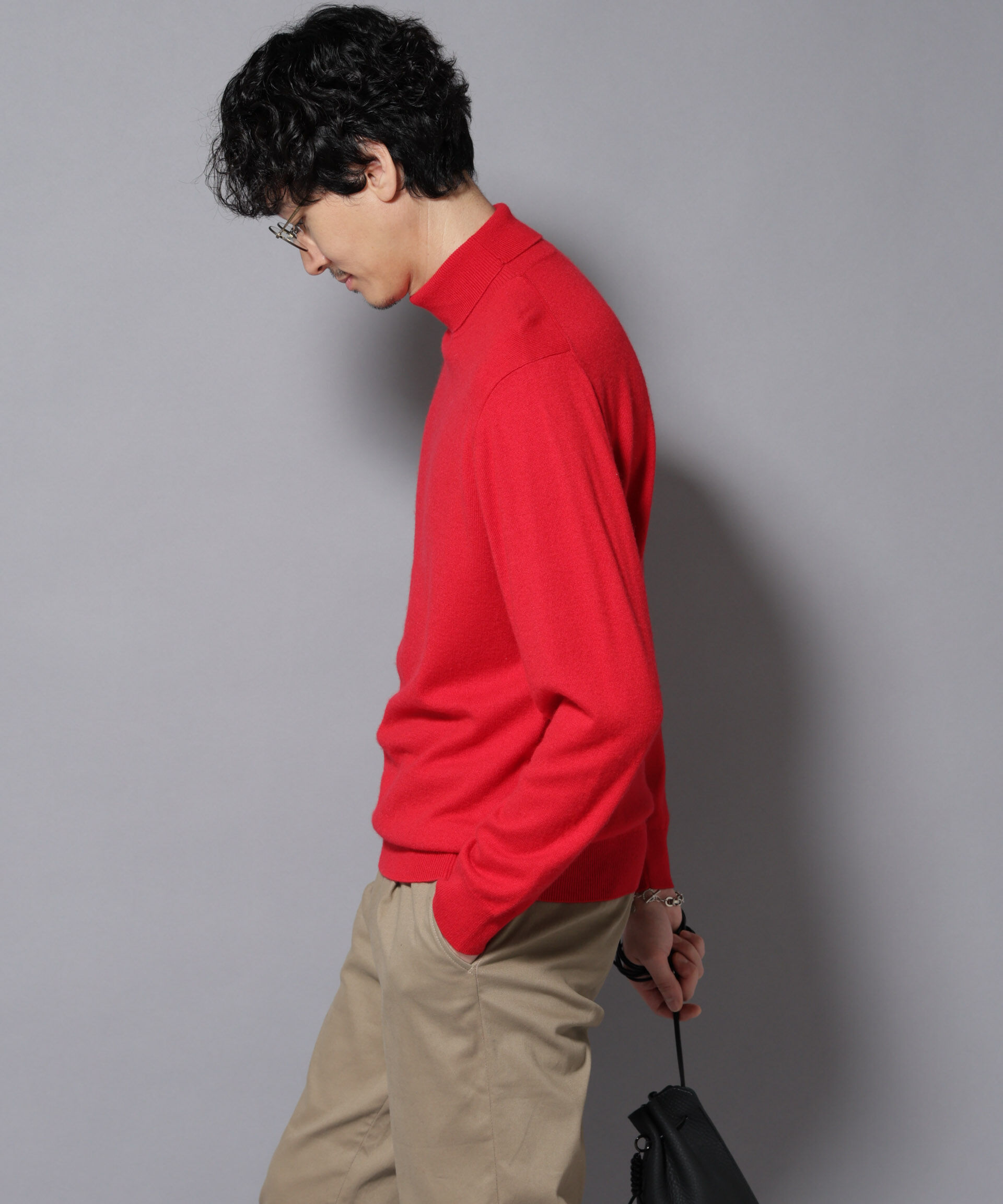 nano･universe「カシミヤミックスタートルネックニット」|ニット・セーター|