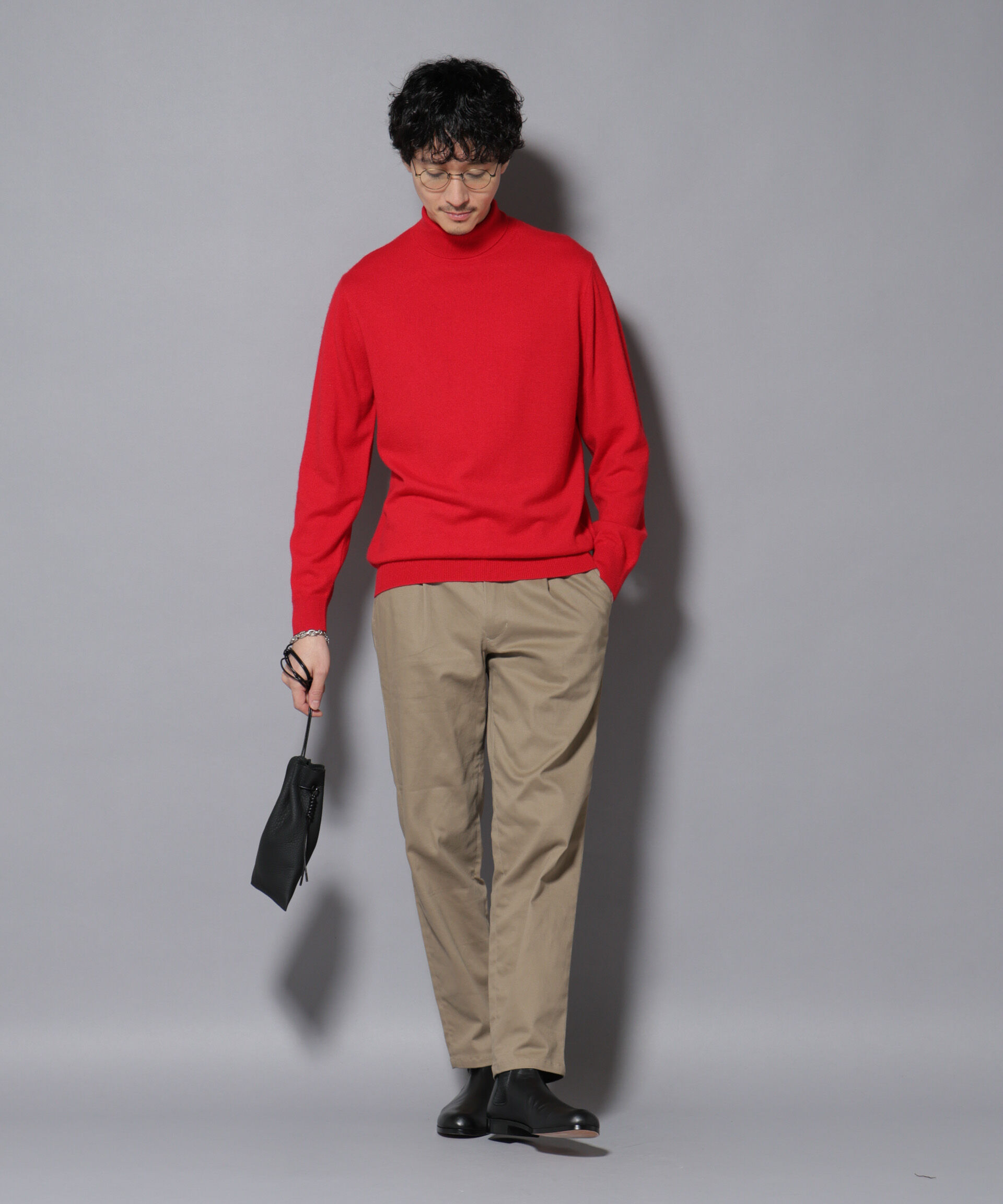 nano･universe「カシミヤミックスタートルネックニット」|ニット・セーター|