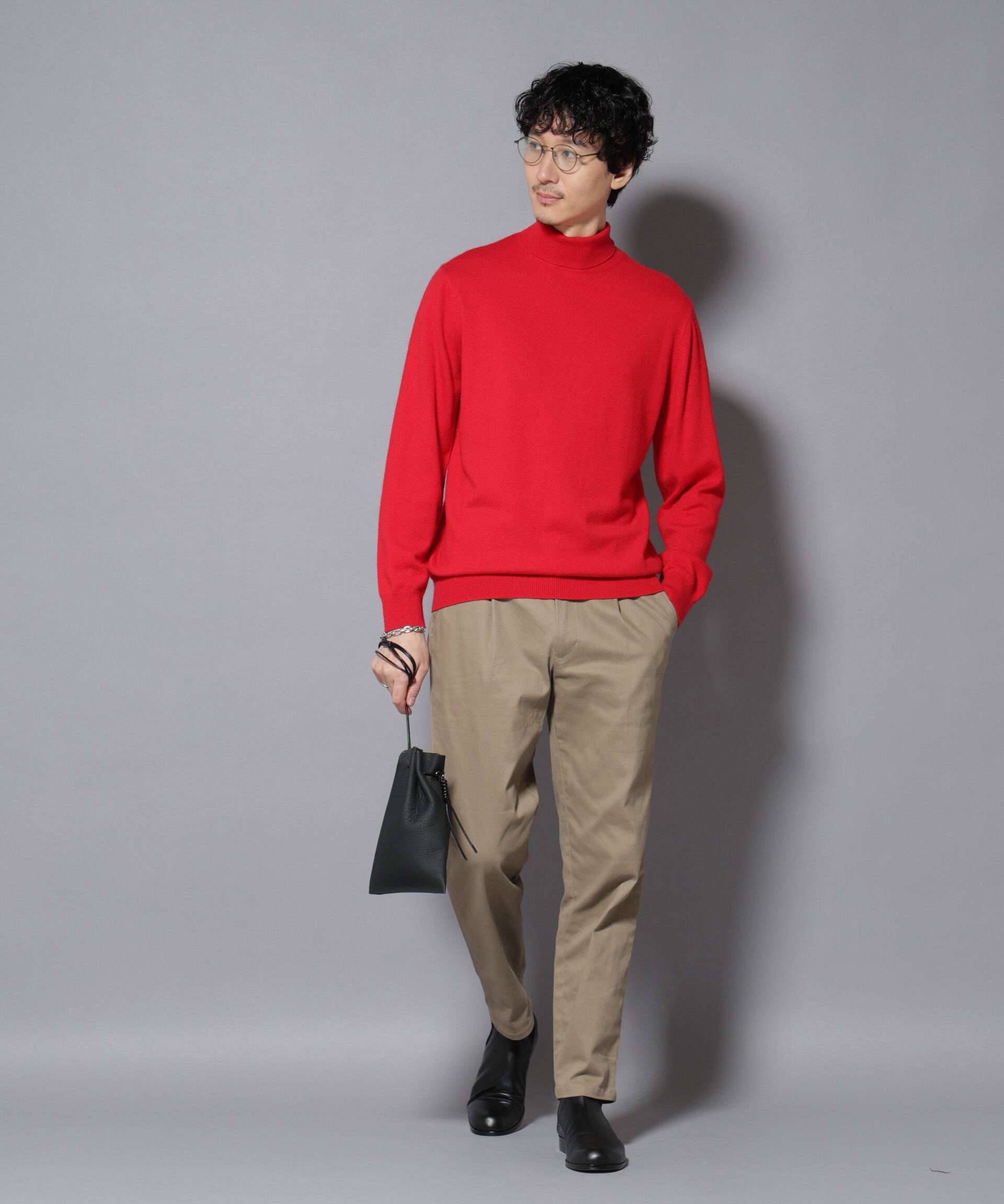 nano･universe「カシミヤミックスタートルネックニット」|ニット・セーター|