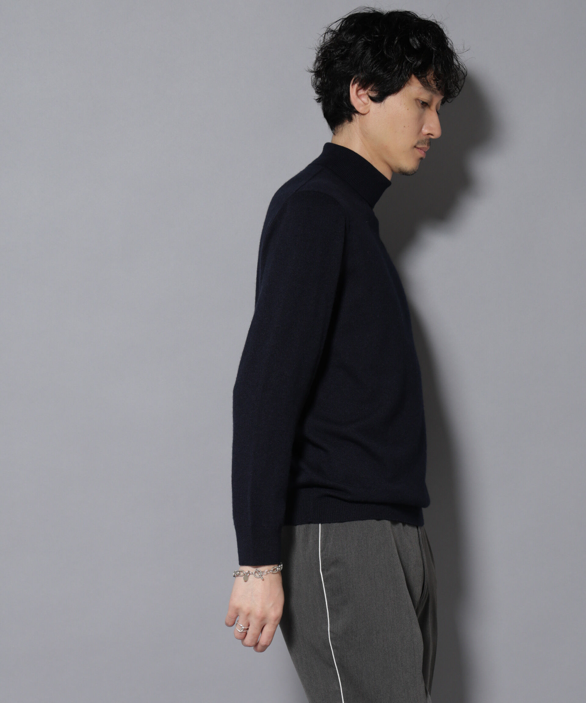 nano･universe「カシミヤミックスタートルネックニット」|ニット・セーター|