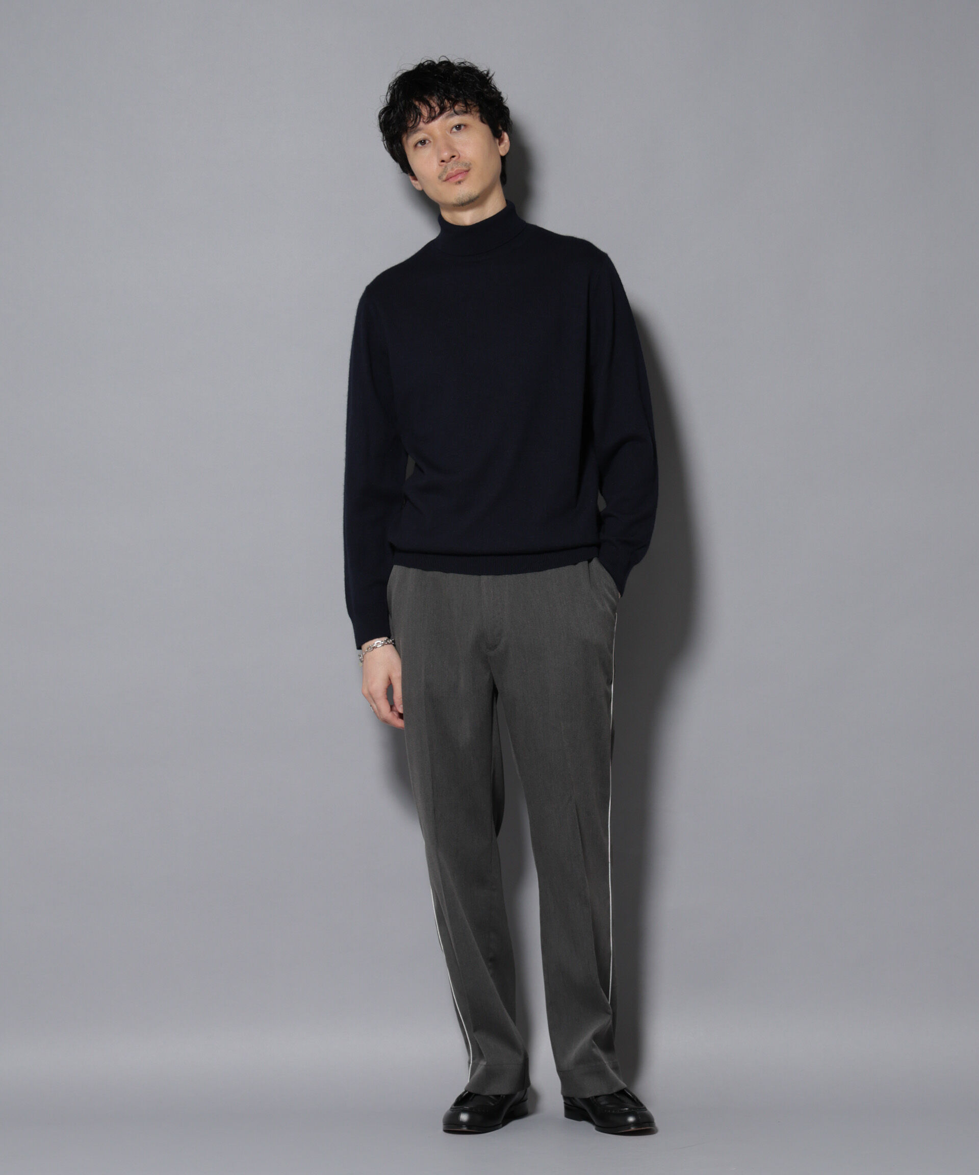 nano･universe「カシミヤミックスタートルネックニット」|ニット・セーター|