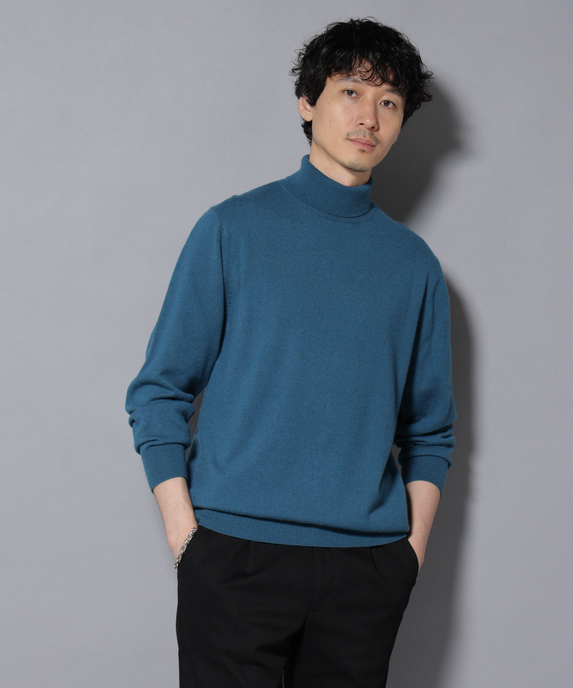 nano･universe「カシミヤミックスタートルネックニット」|ニット・セーター|