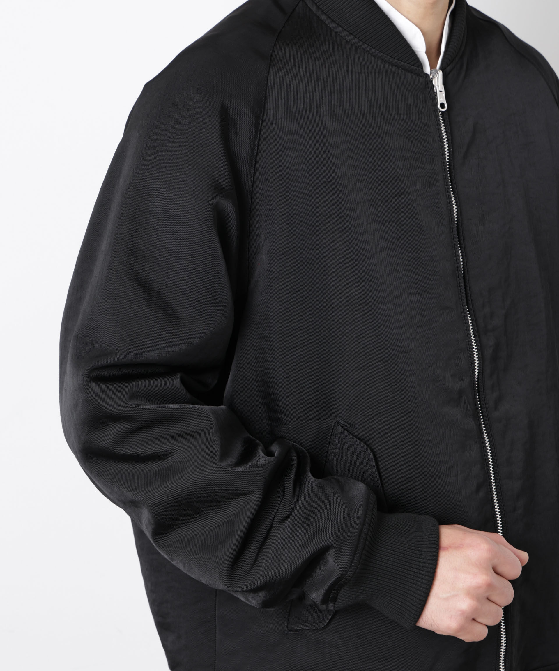 nano･universe「リバーシブル MA-1」|ブルゾン・スタジャン|