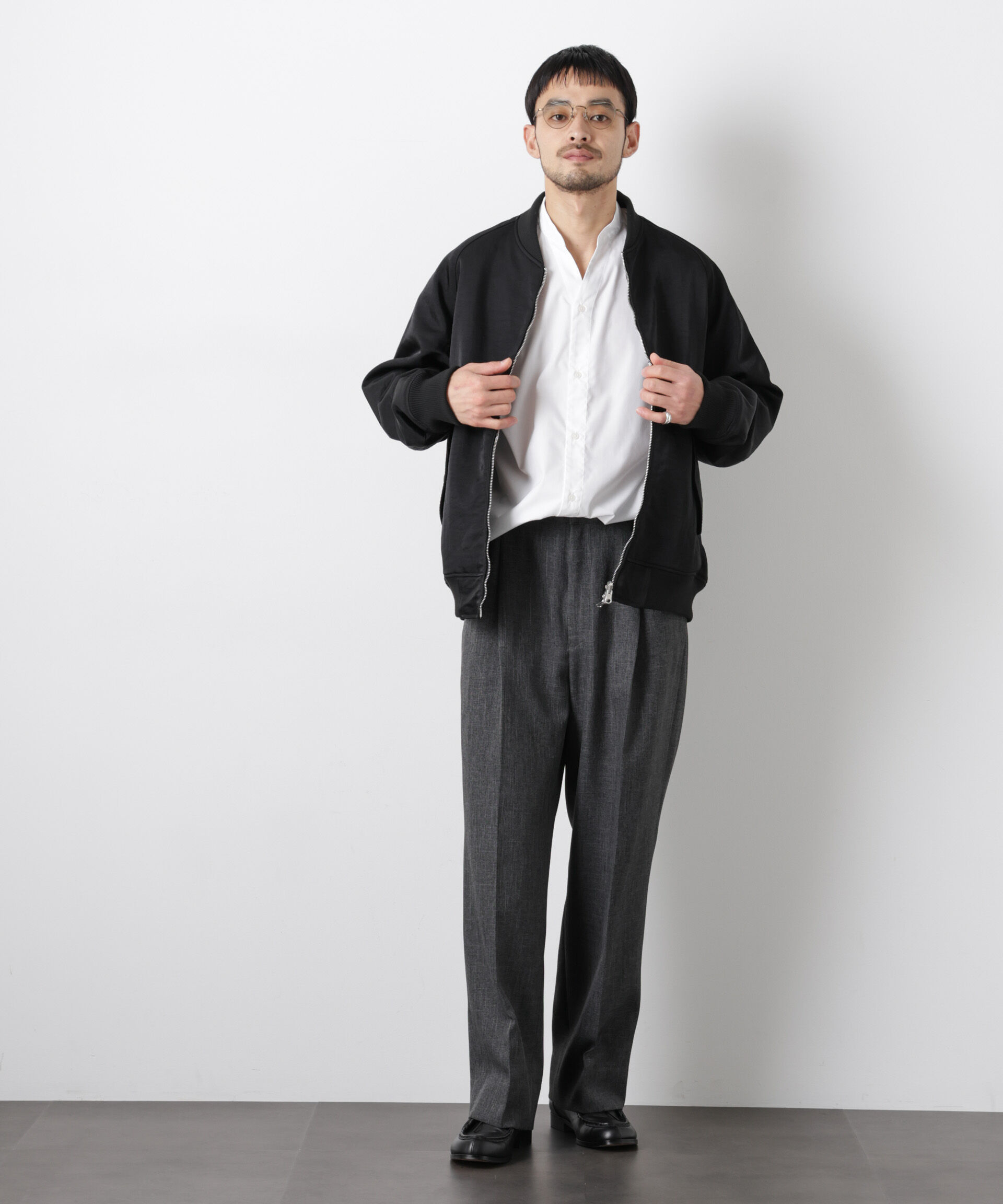 nano･universe「リバーシブル MA-1」|ブルゾン・スタジャン|