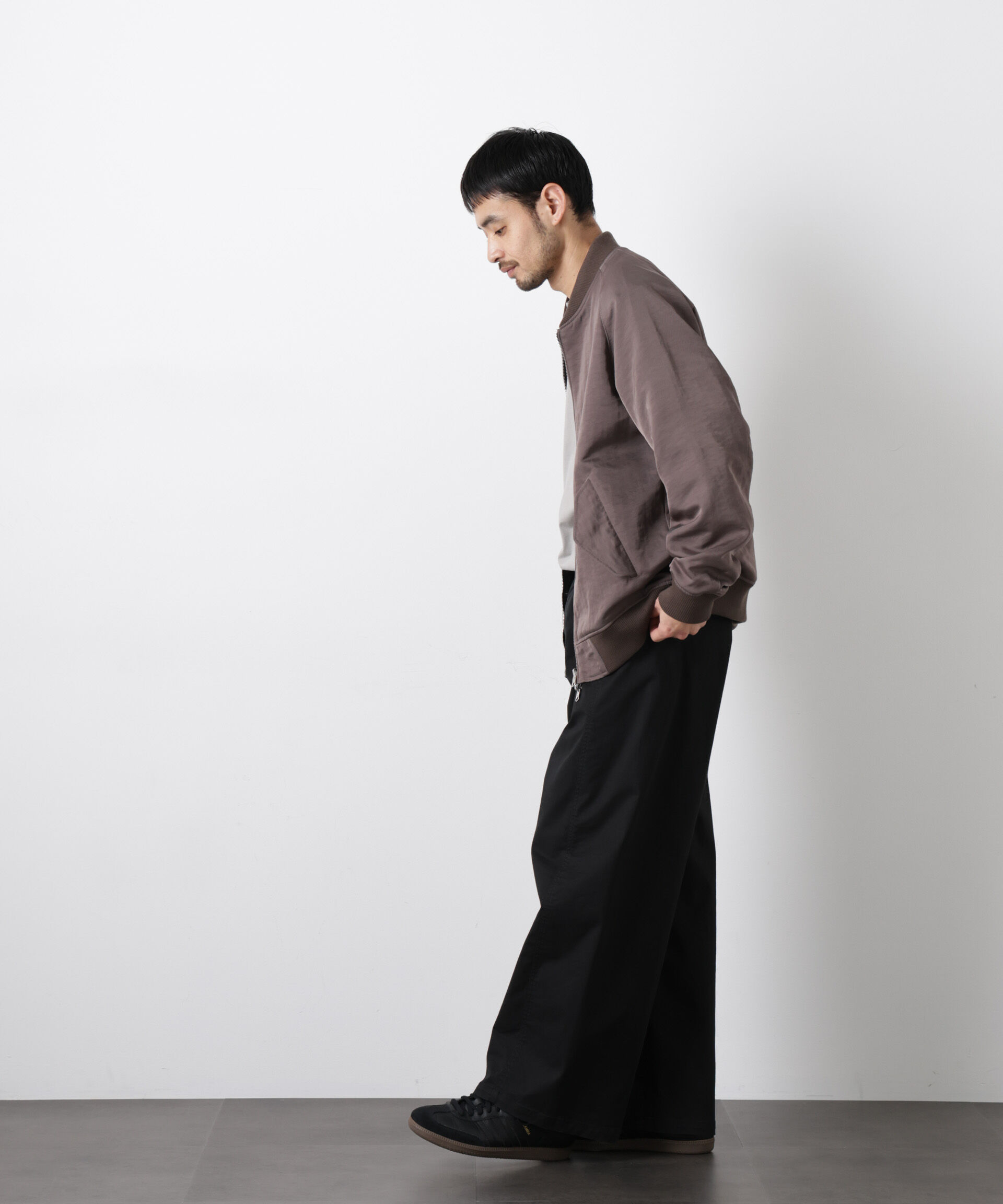 nano･universe「リバーシブル MA-1」|ブルゾン・スタジャン|