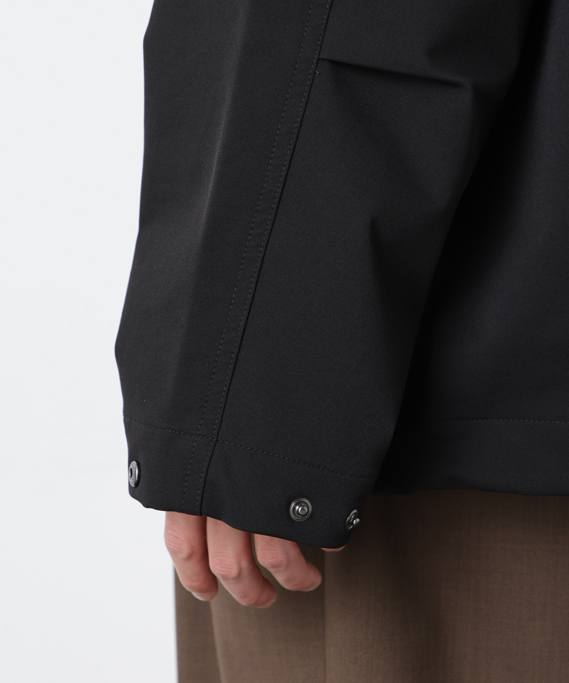 nano･universe「ドレープショートモッズブルゾン」|ブルゾン・スタジャン|