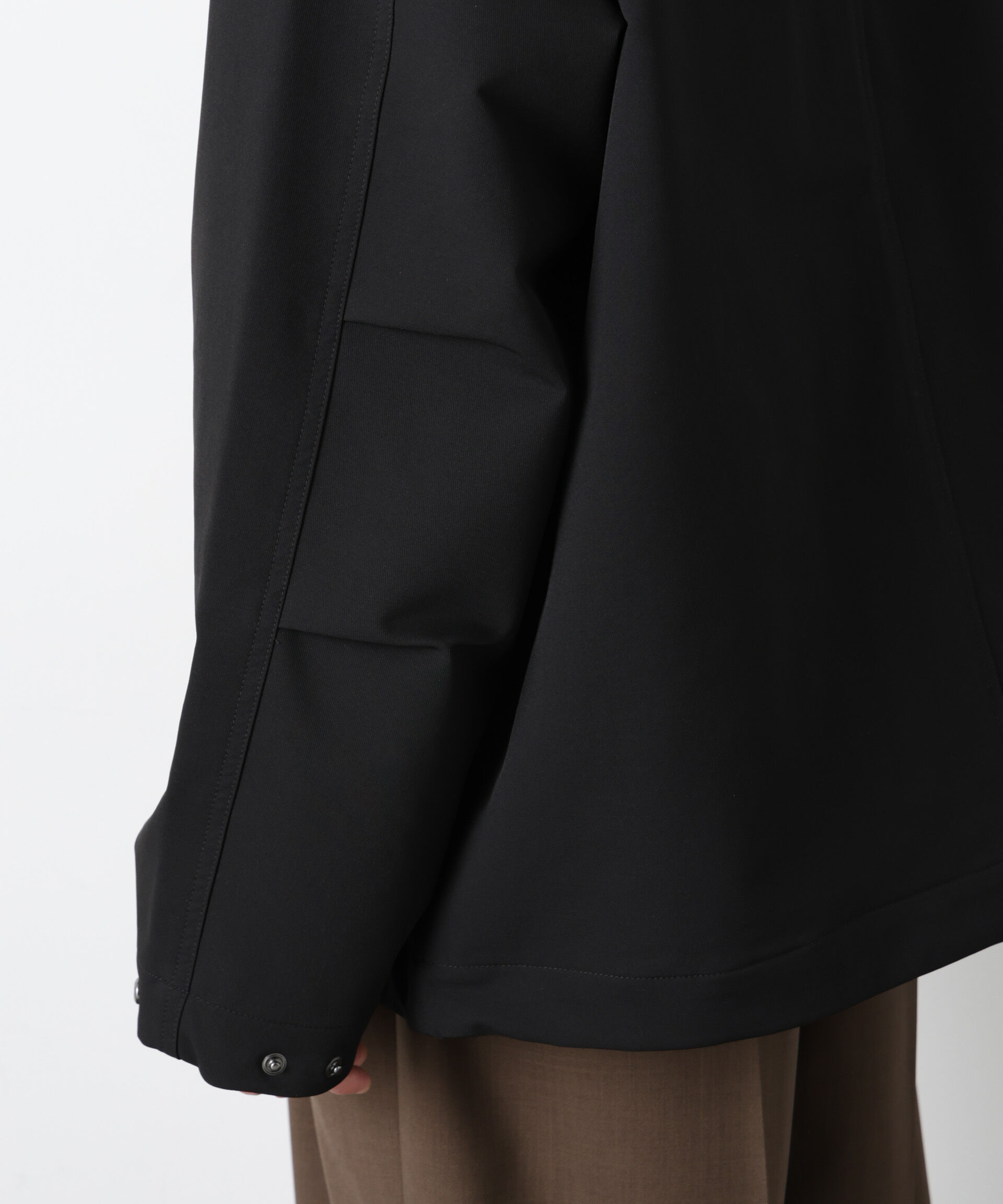 nano･universe「ドレープショートモッズブルゾン」|ブルゾン・スタジャン|