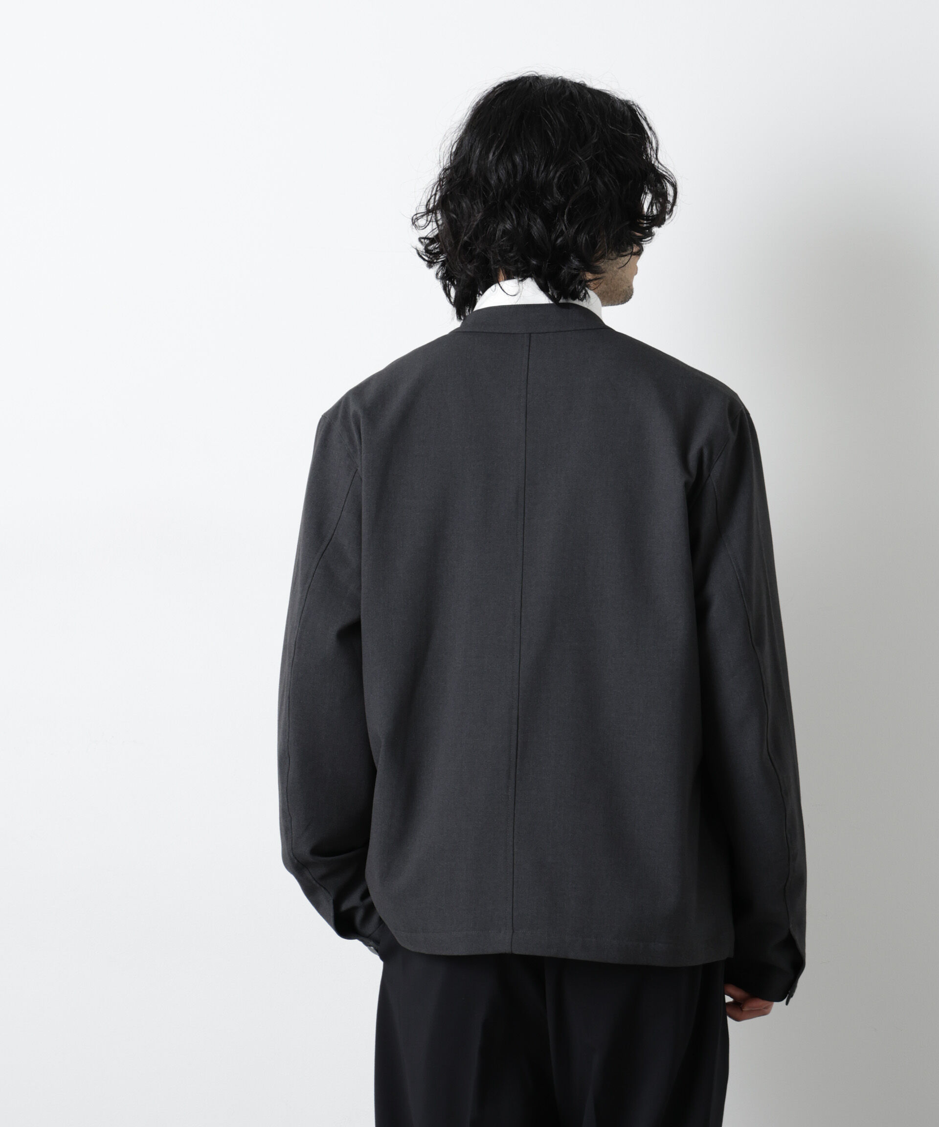 nano･universe「TR シングルライダースブルゾン」|ブルゾン・スタジャン|