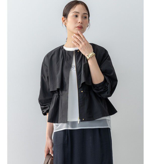 組曲「エアリーブルゾン」|ブルゾン・スタジャン|ブラック系9