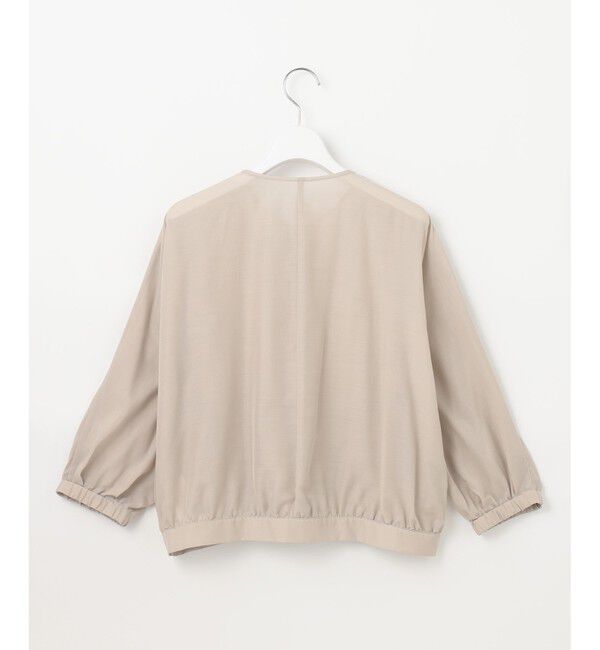 自由区「【カタログ掲載・接触冷感・洗える】ブライトシアーノーカラー ブルゾン」|ブルゾン・スタジャン|