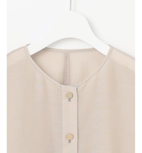 自由区「【カタログ掲載・接触冷感・洗える】ブライトシアーノーカラー ブルゾン」|ブルゾン・スタジャン|